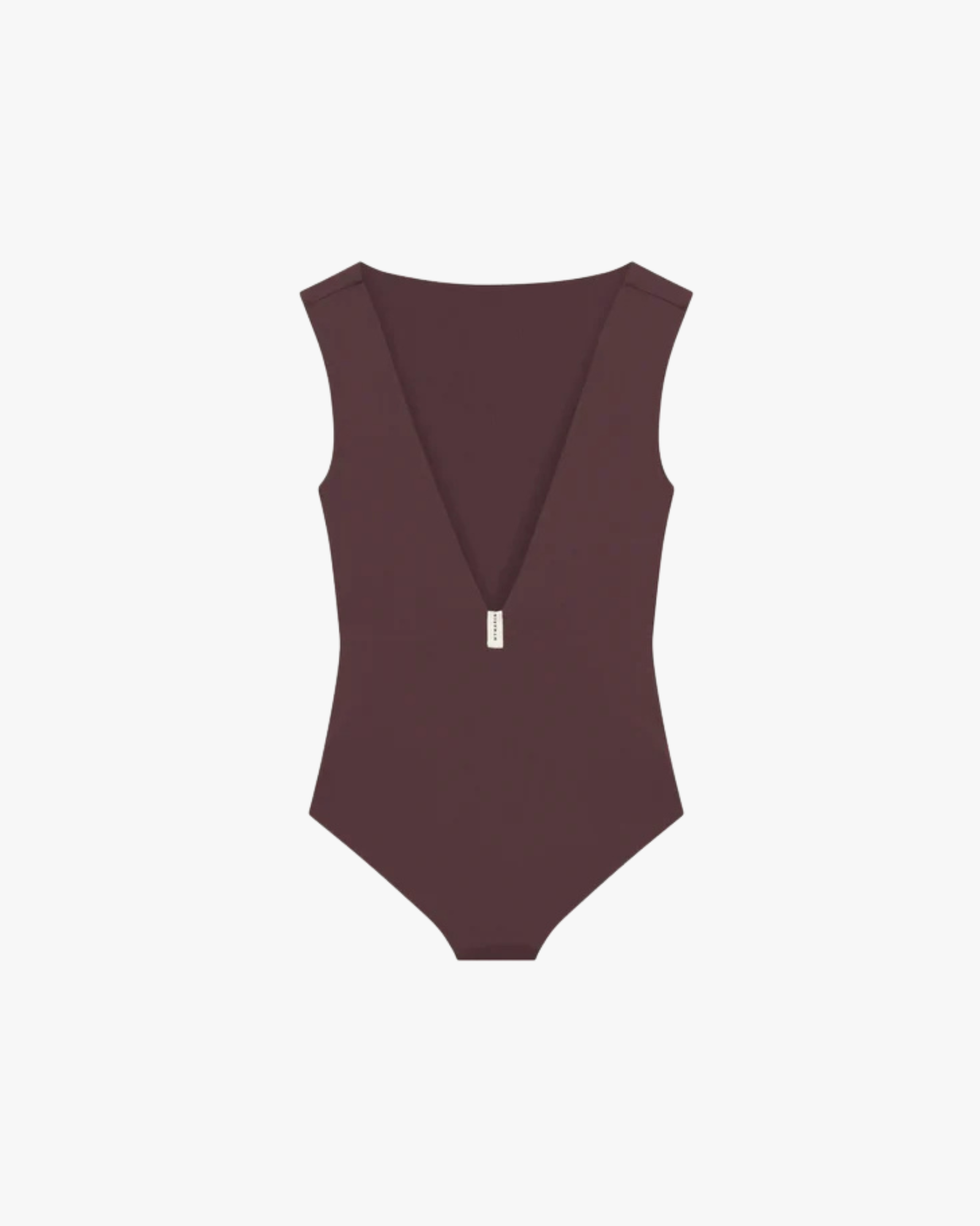 Seabody Onepiece Swimsuit V-Back Chocolate