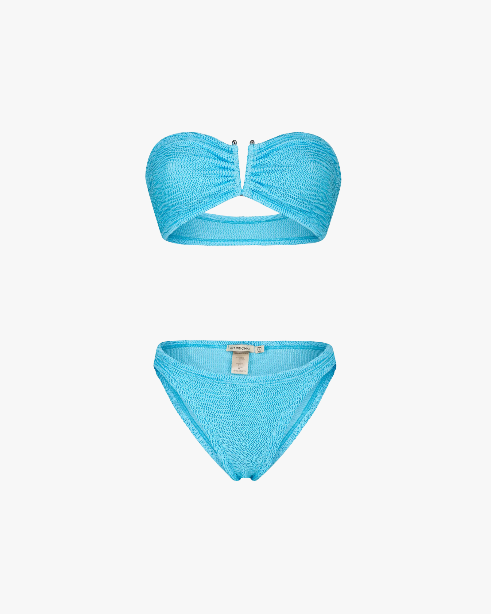 Two Piece Frida Swimsuit Aqua Blue
