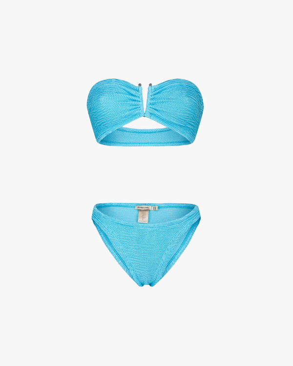 Two Piece Frida Swimsuit Aqua Blue