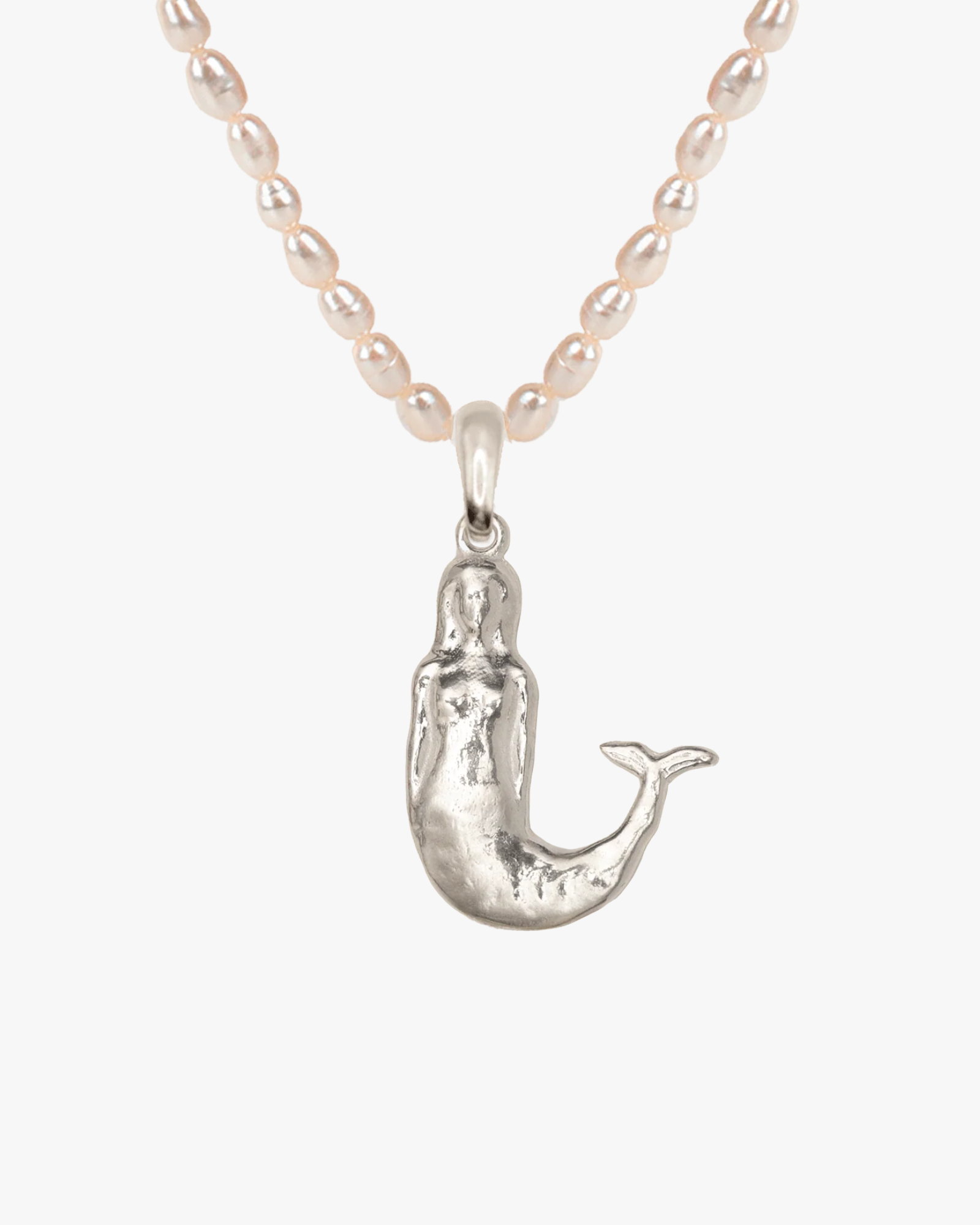 Necklace Sirena Pearls Silver