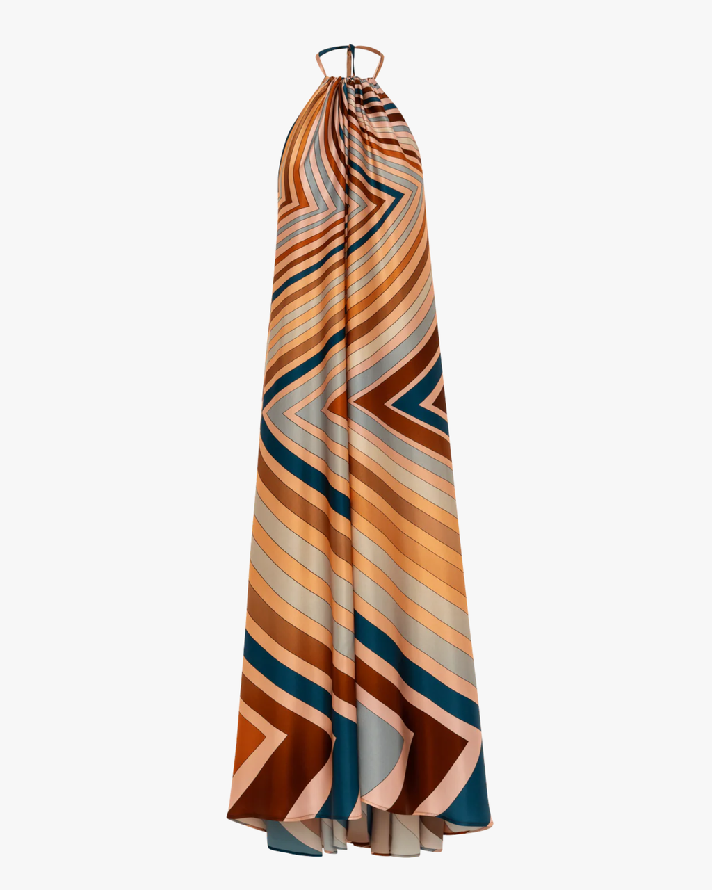 Jeniffer Maxi Halter-Neck Dress