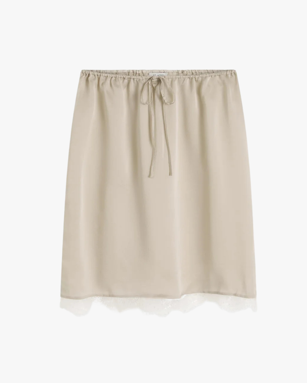 Fine Lace Skirt Stone