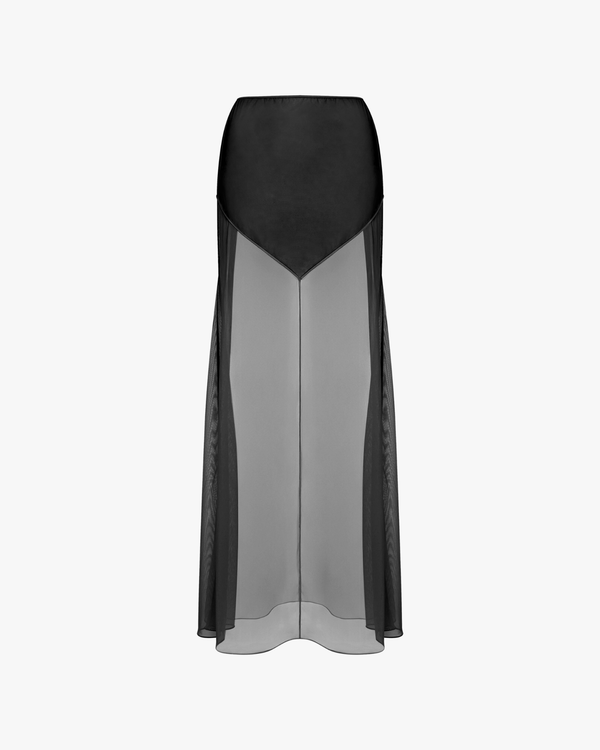 Aria Mesh Skirt Black