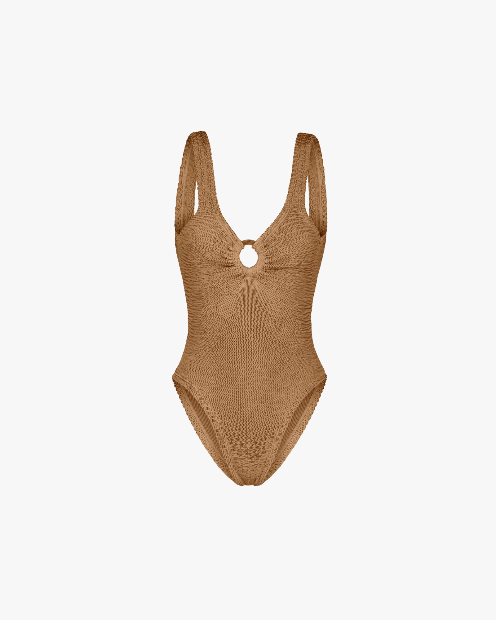 One Piece Romana Swimsuit Camel