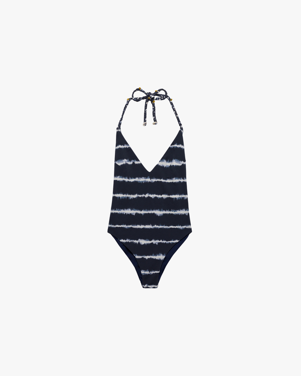 Braided Charm One Piece Midnight Shibori