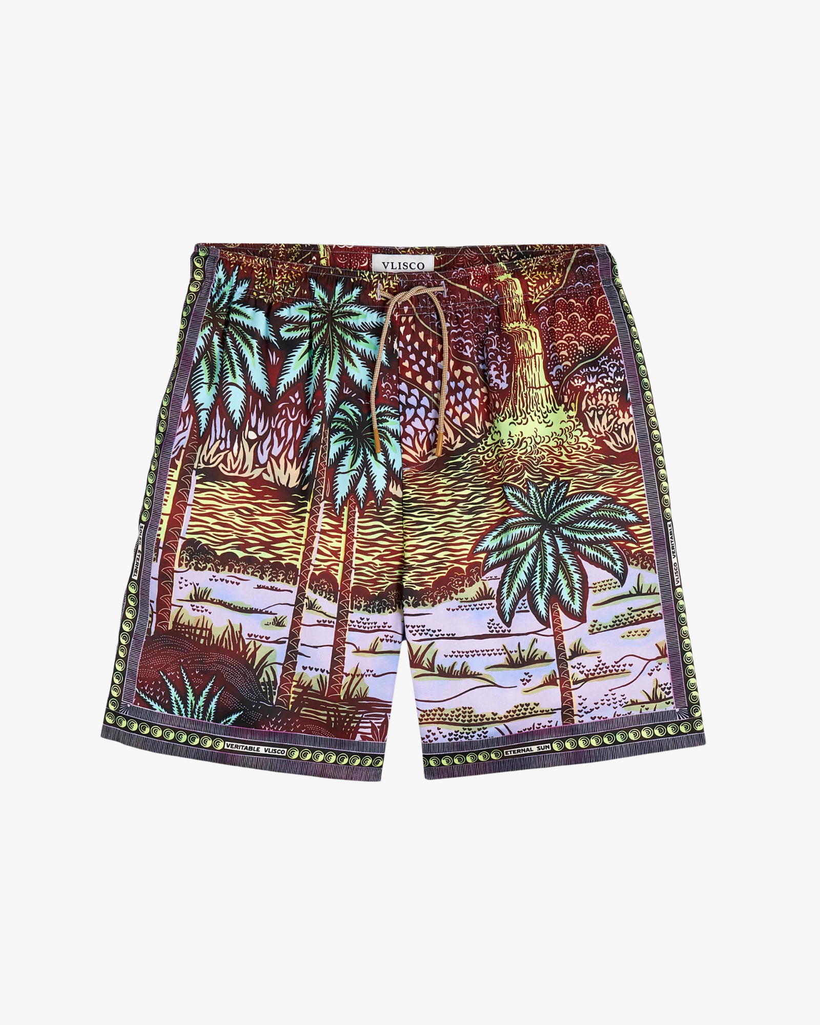 Rainbow Print Swim Shorts