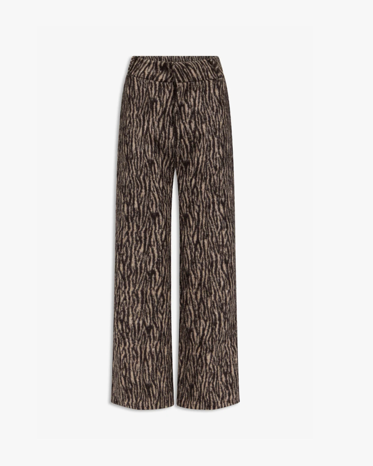 Silk-Blend Trousers Yoshitomo Tiger Brown