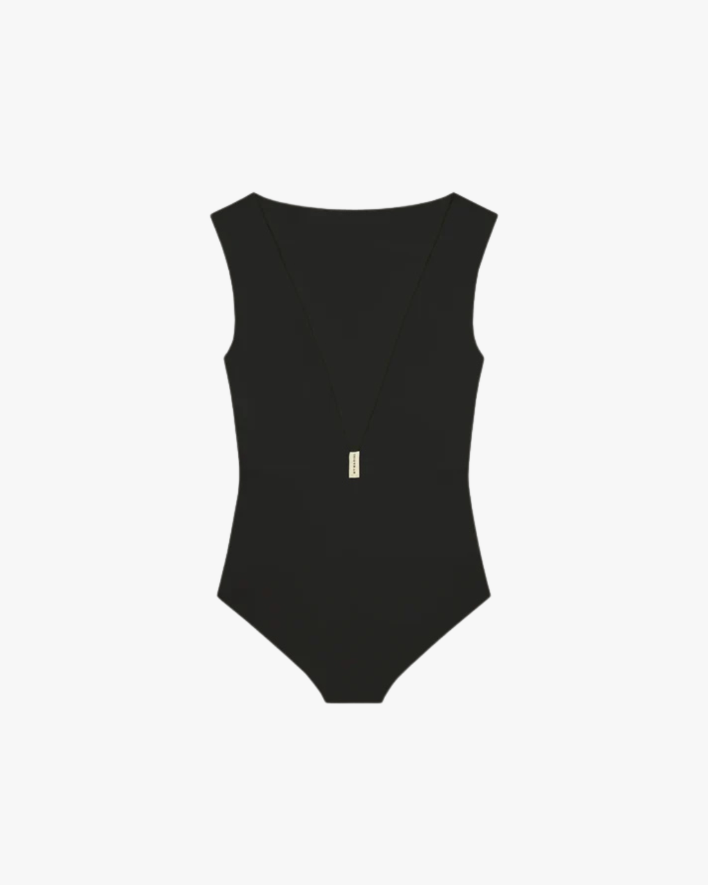 Seabody Onepiece Swimsuit V-Back Black