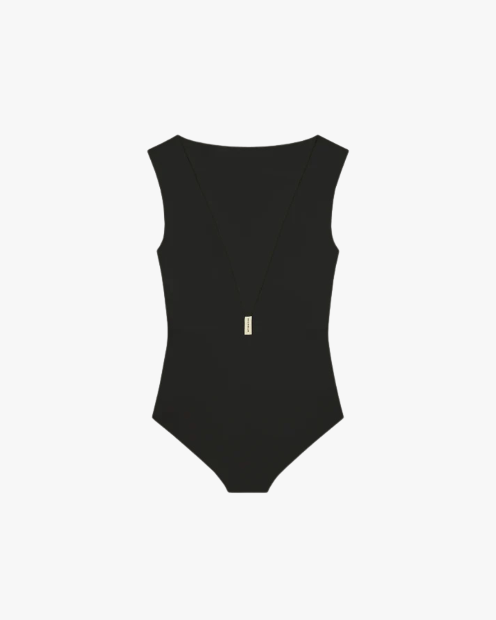Seabody Onepiece Swimsuit V-Back Black
