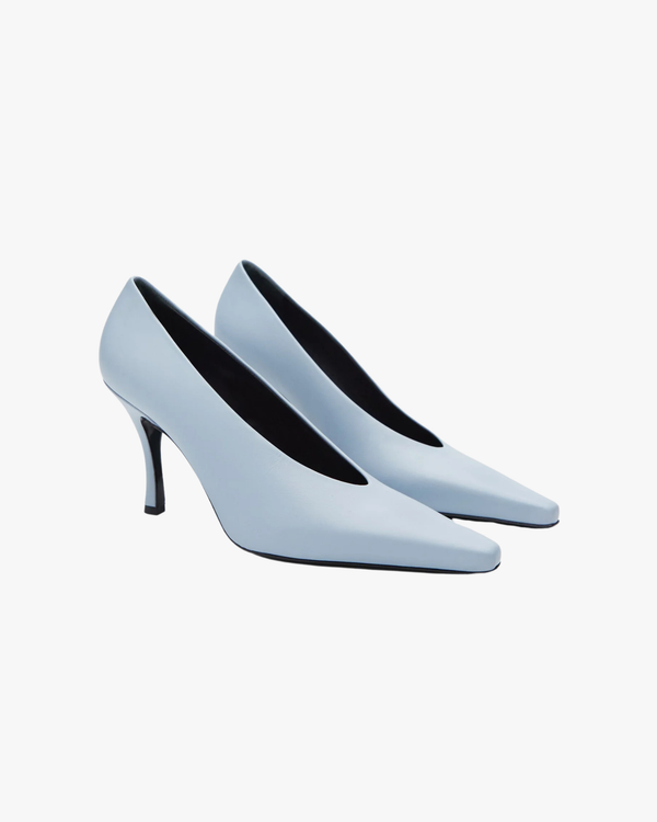 Calf Leather Pumps Aubrey Sky Blue