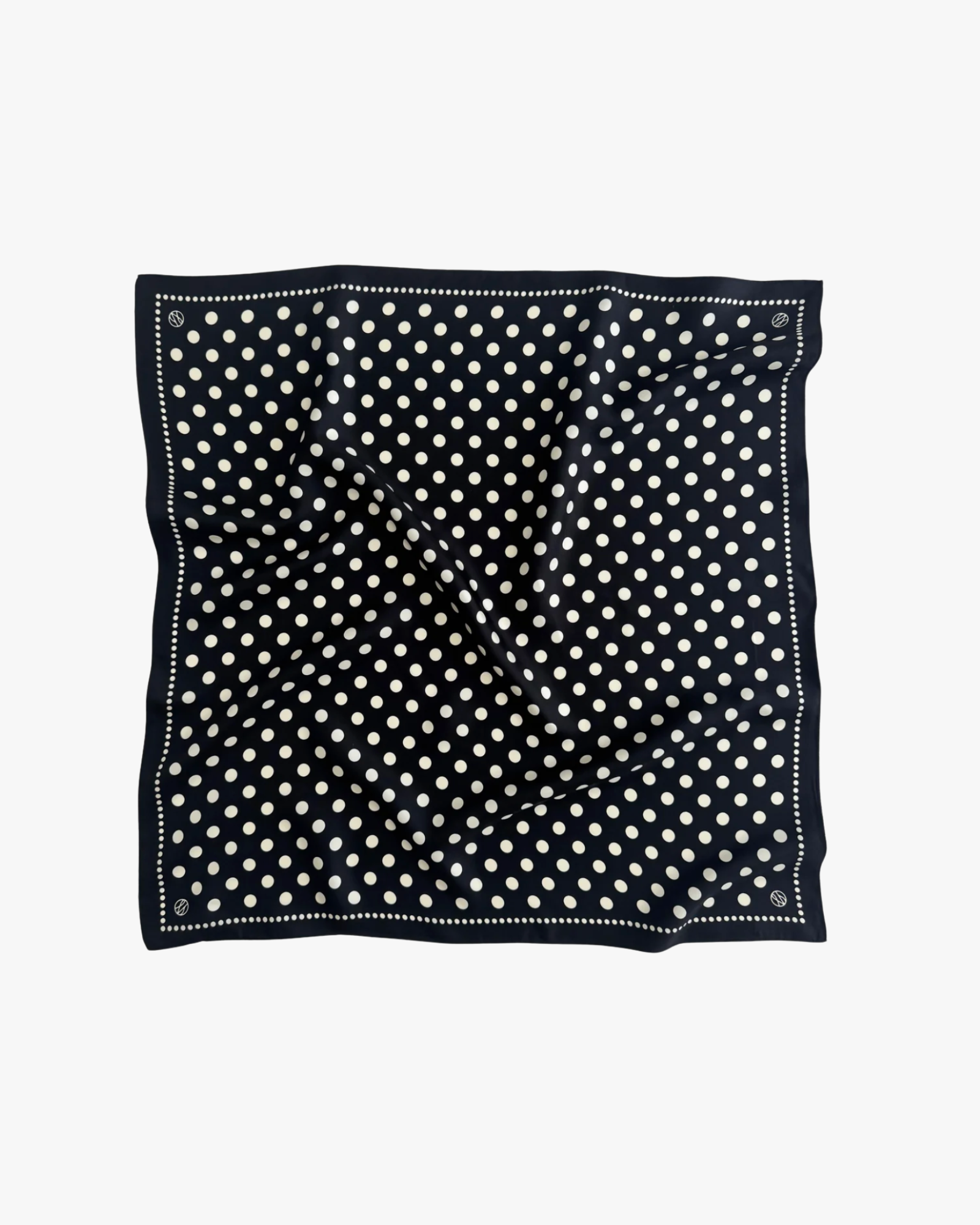 Scarf Polkadot Black & Cream