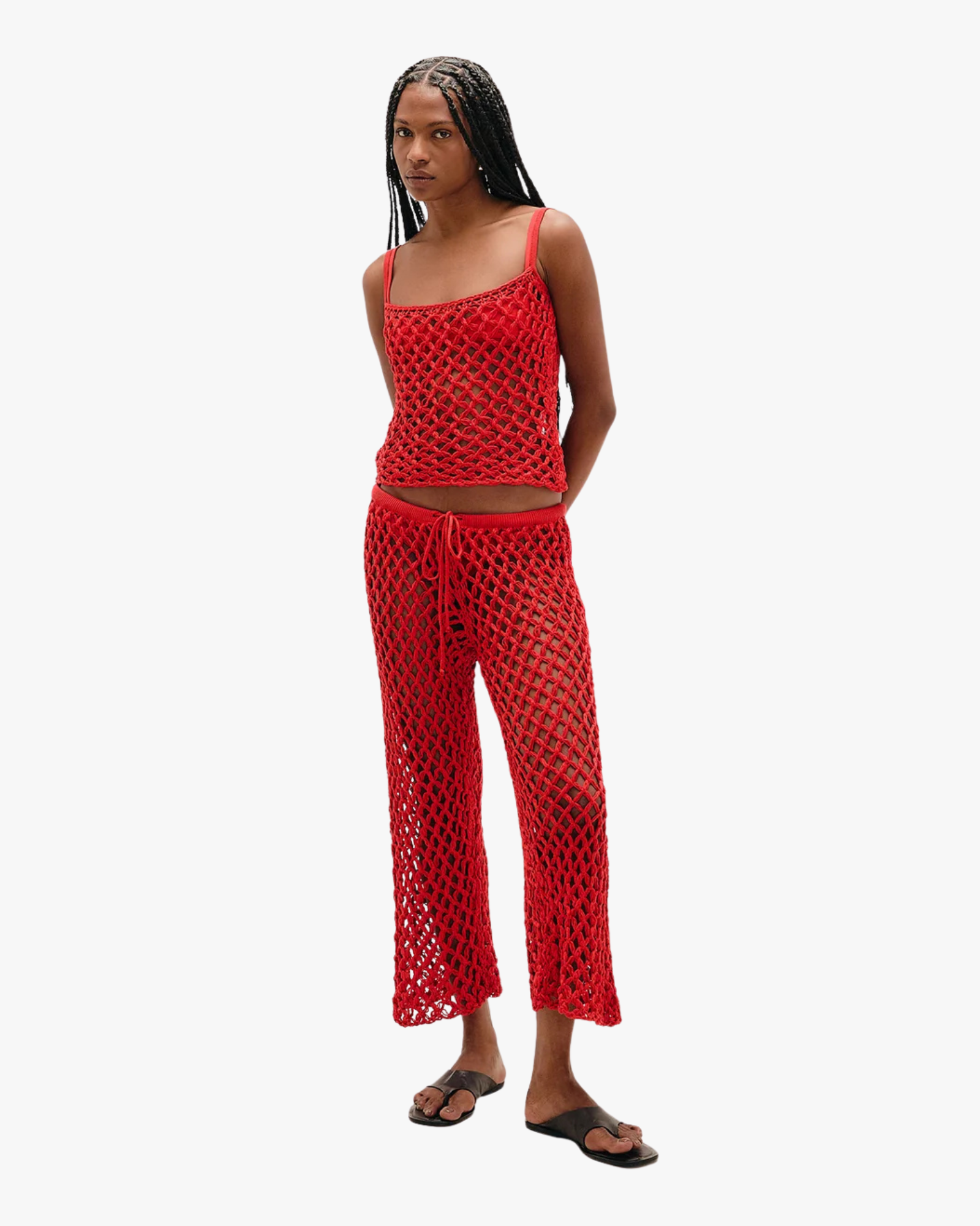 Pants Knit Clara Red