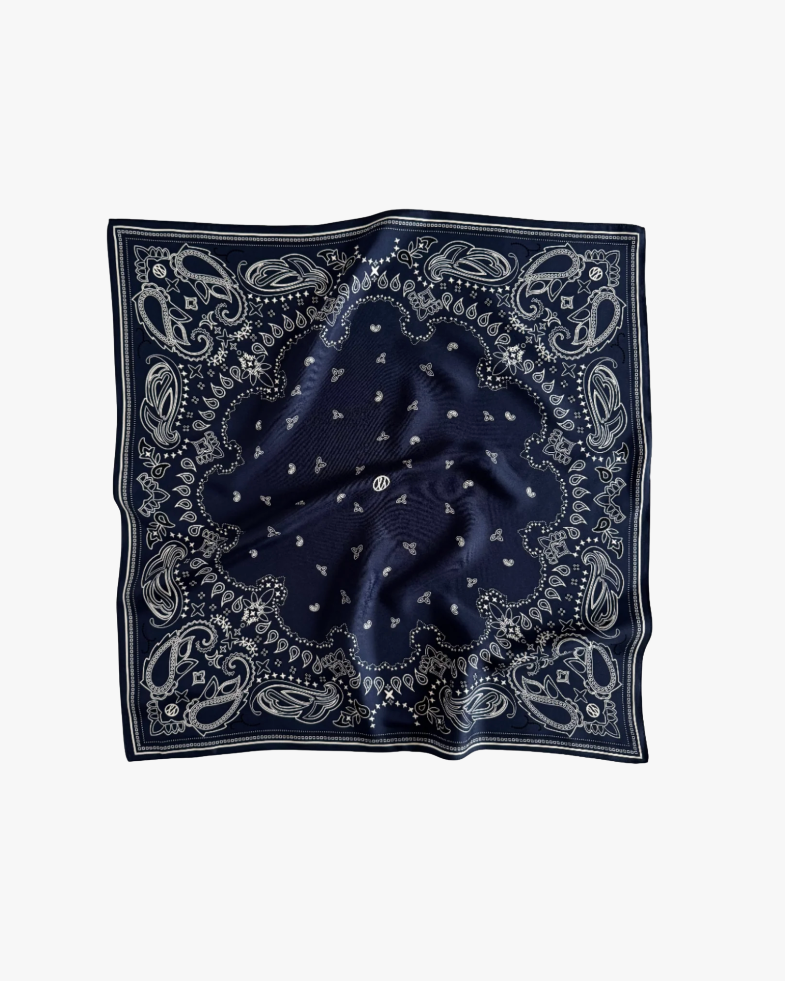Scarf Paisley Navy