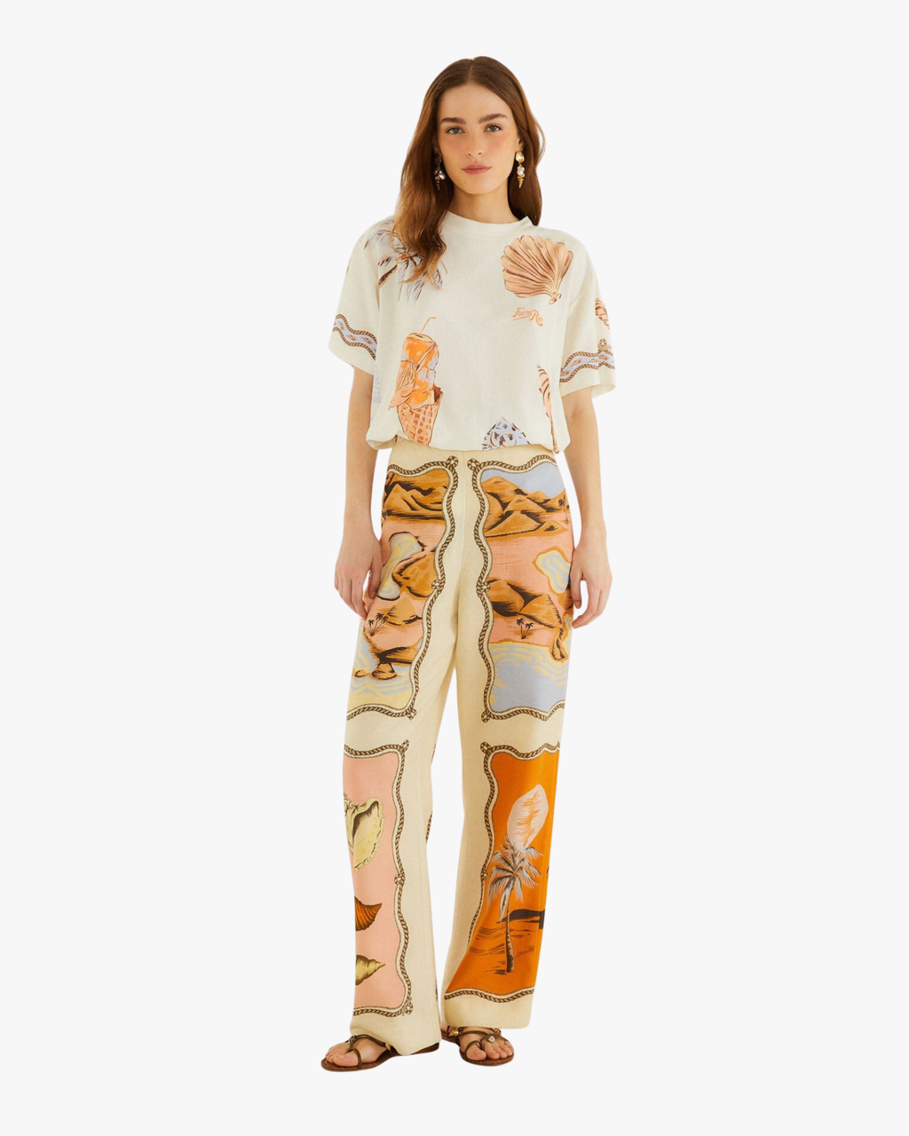 Relaxed T-Shirt Rio Souvenir Off-White