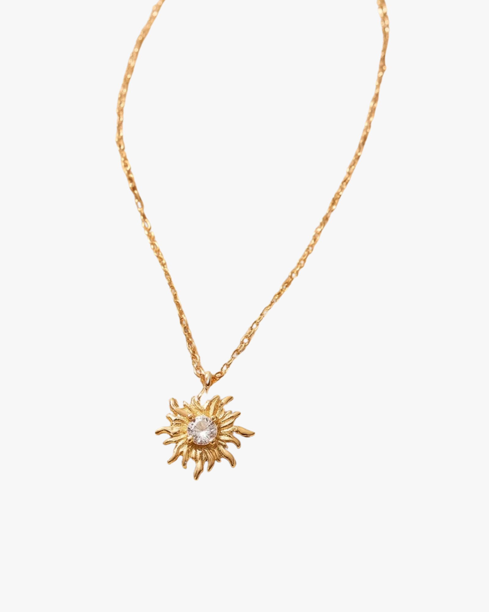 Necklace Sunburst Charm