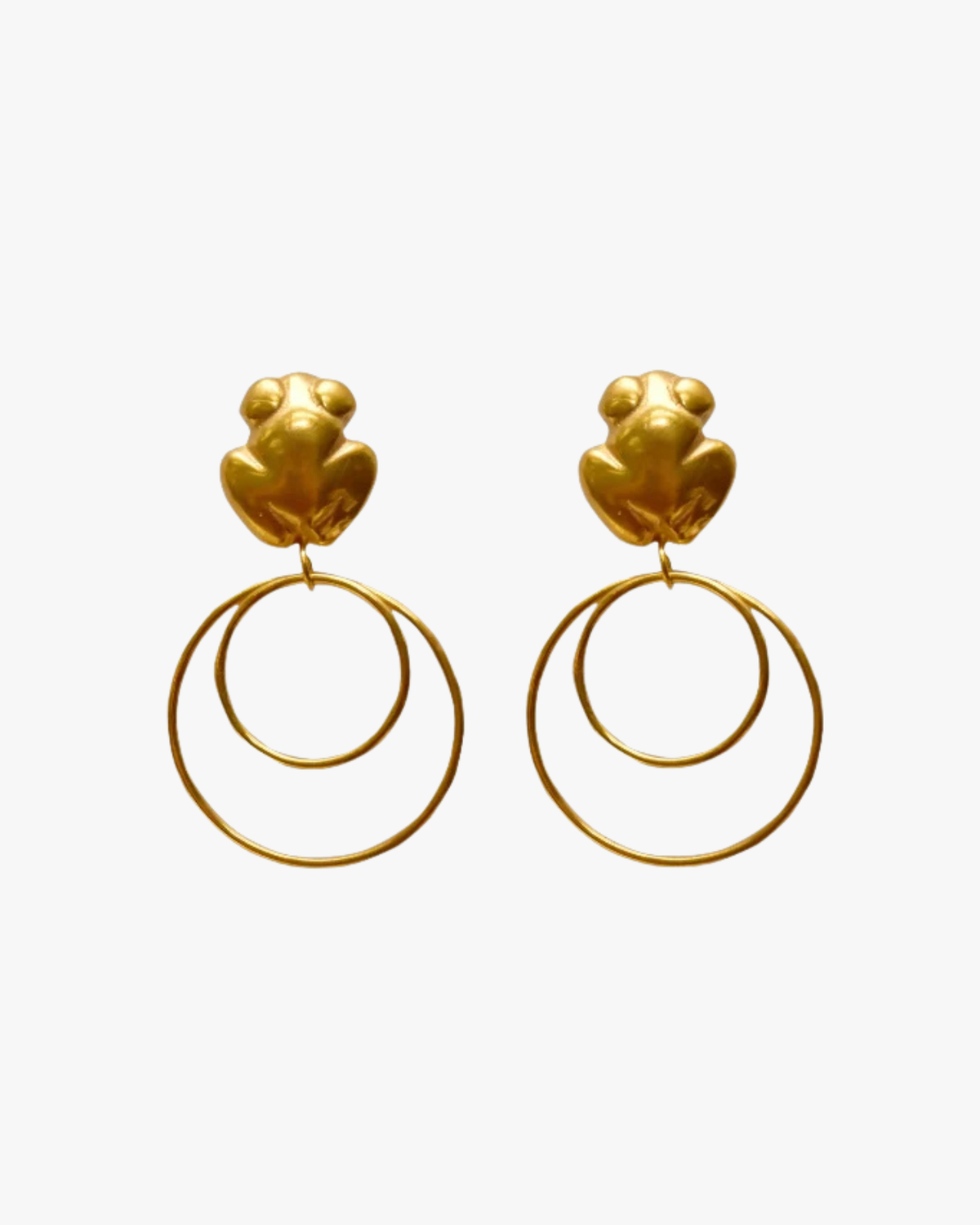 Earrings Dardo Circle Gold