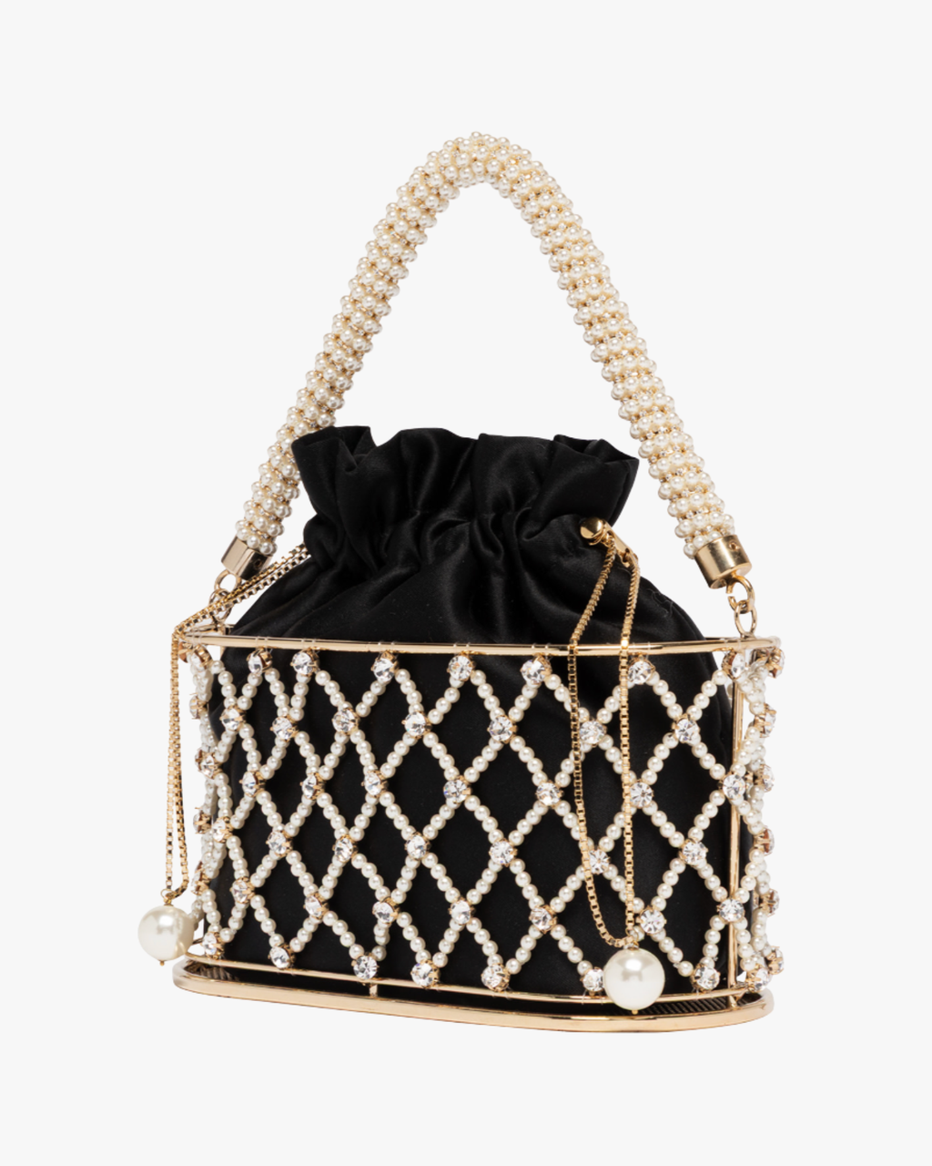 Handbag Mini Holli Eterea Pearls Black