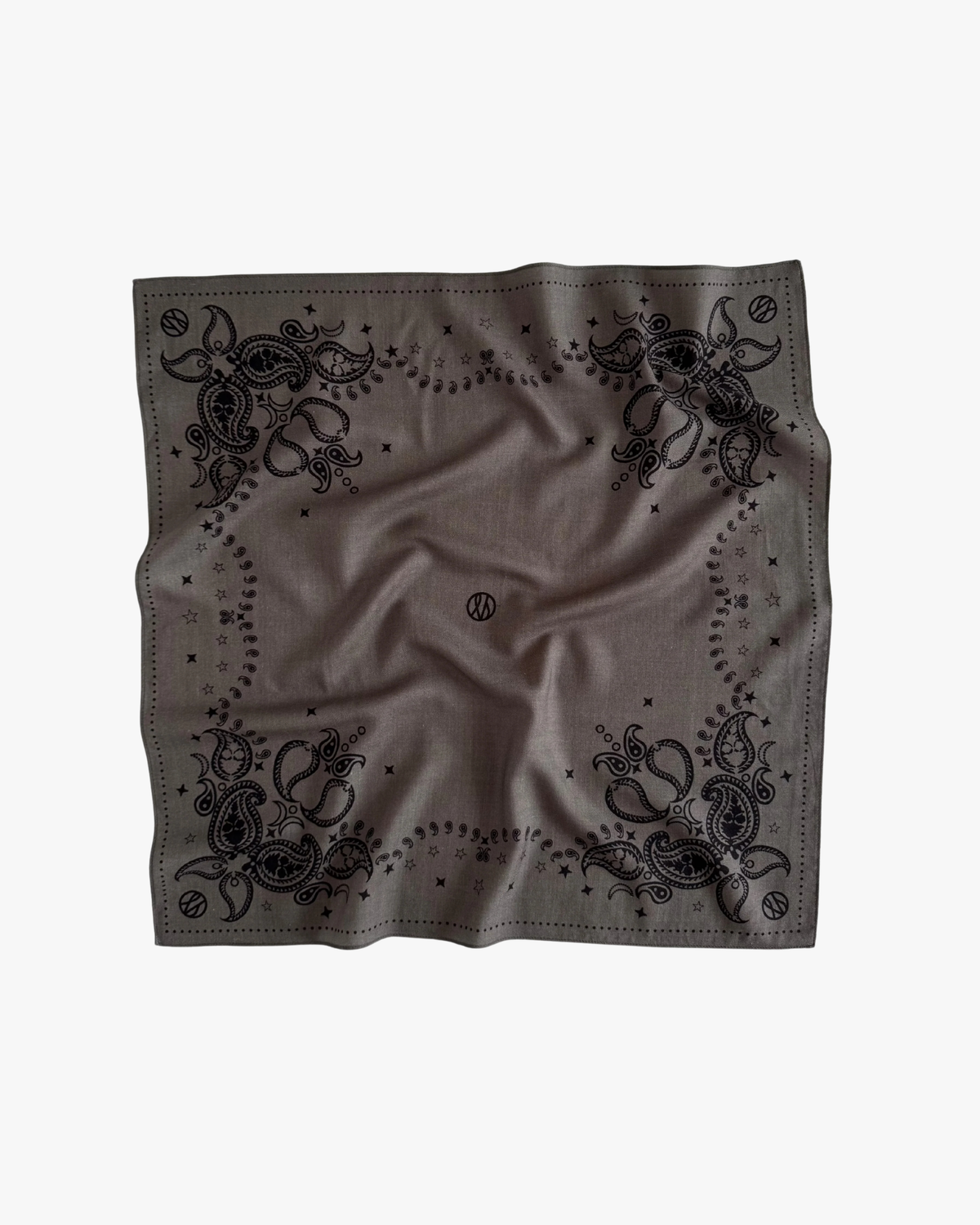 Monogram Wool Scarf Taupe