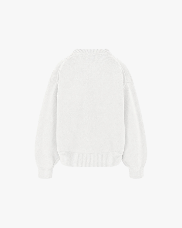 Sweater June Knit White