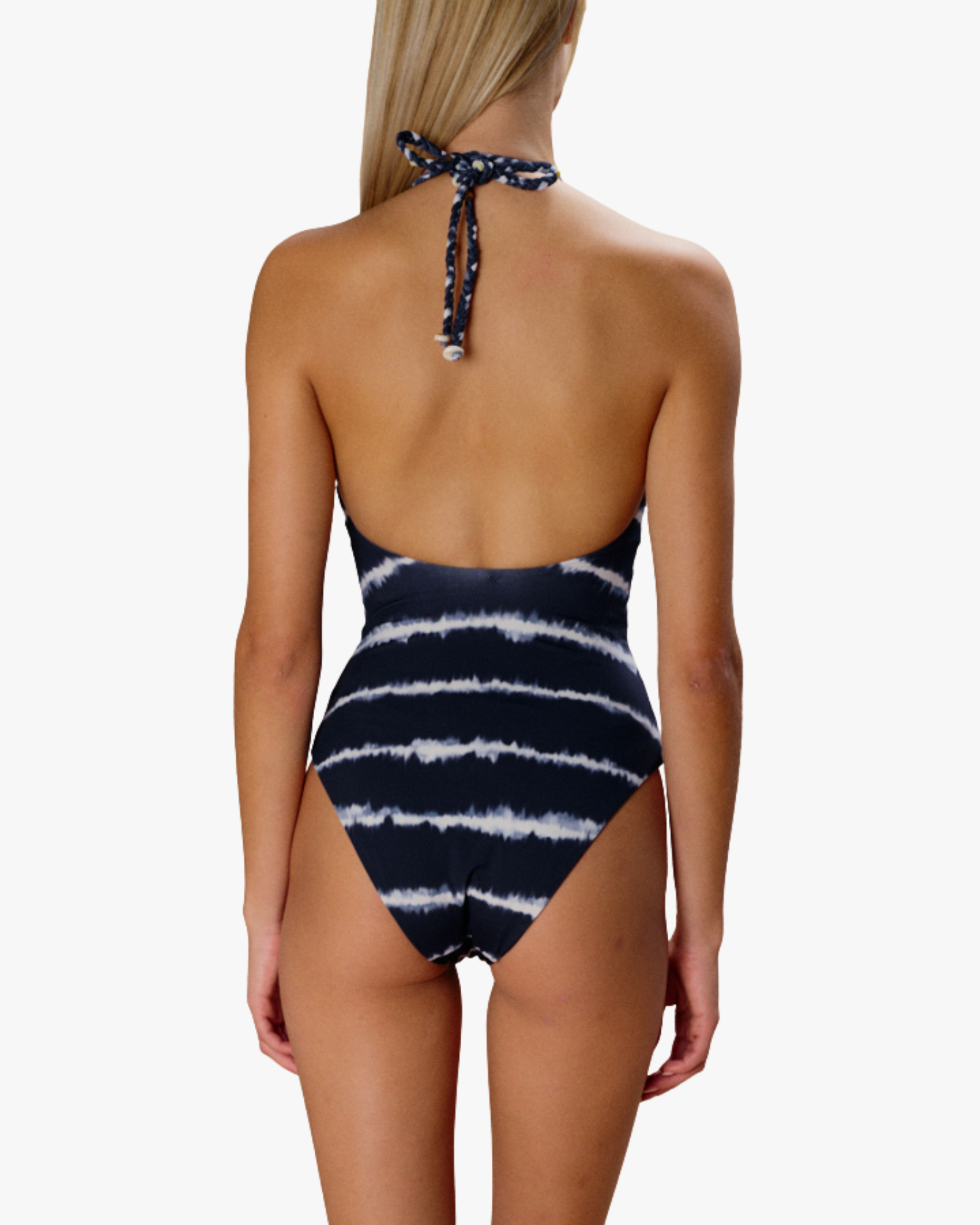 Braided Charm One Piece Midnight Shibori