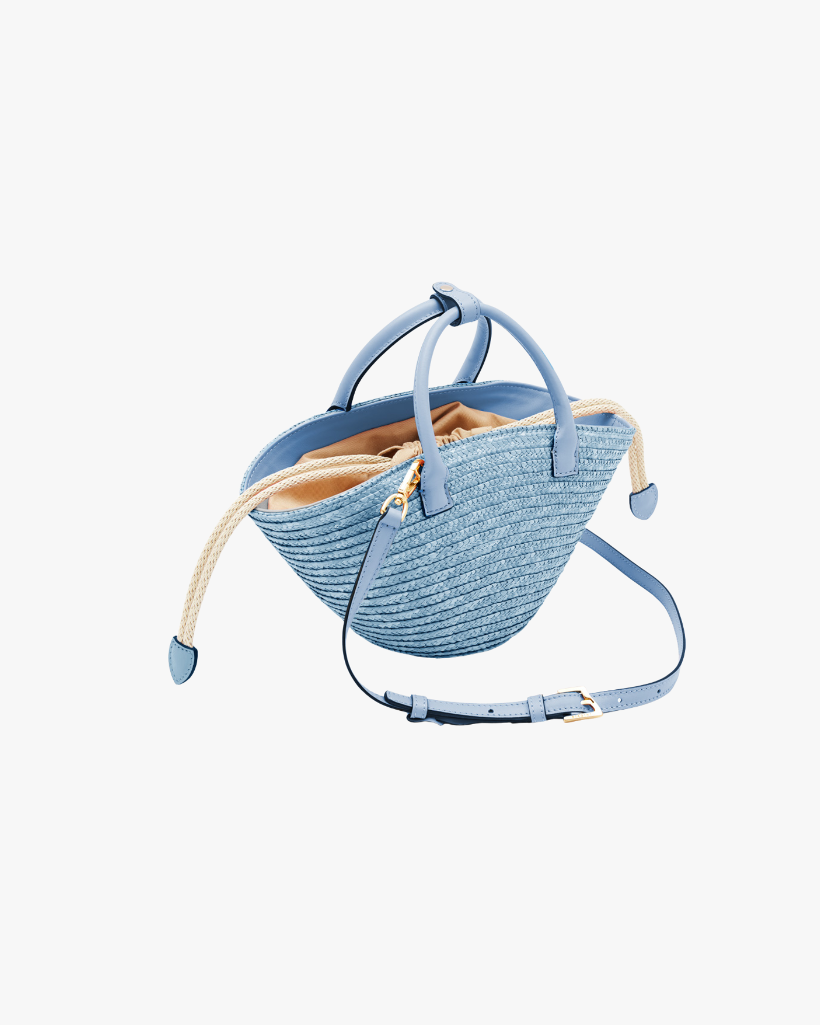 Le Mignon Panier Light Blue Shoulder Bag