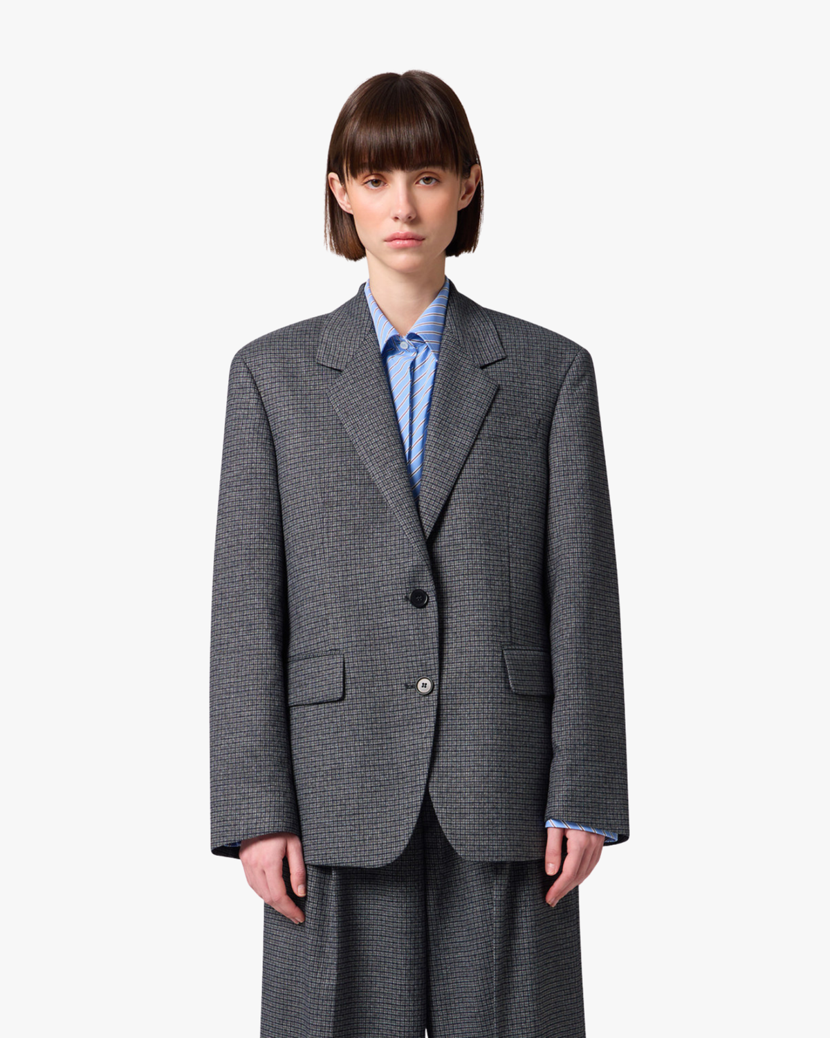 Single-Breasted Jacket Black