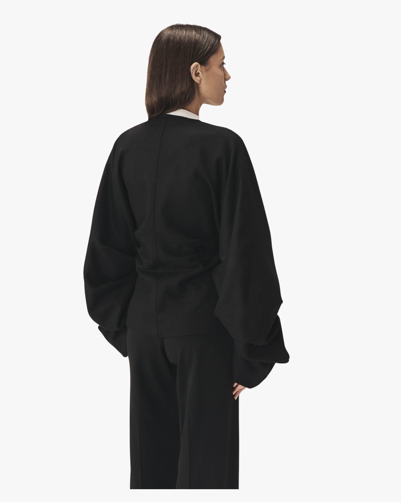 Jacket Ethos Draped Kimono Black