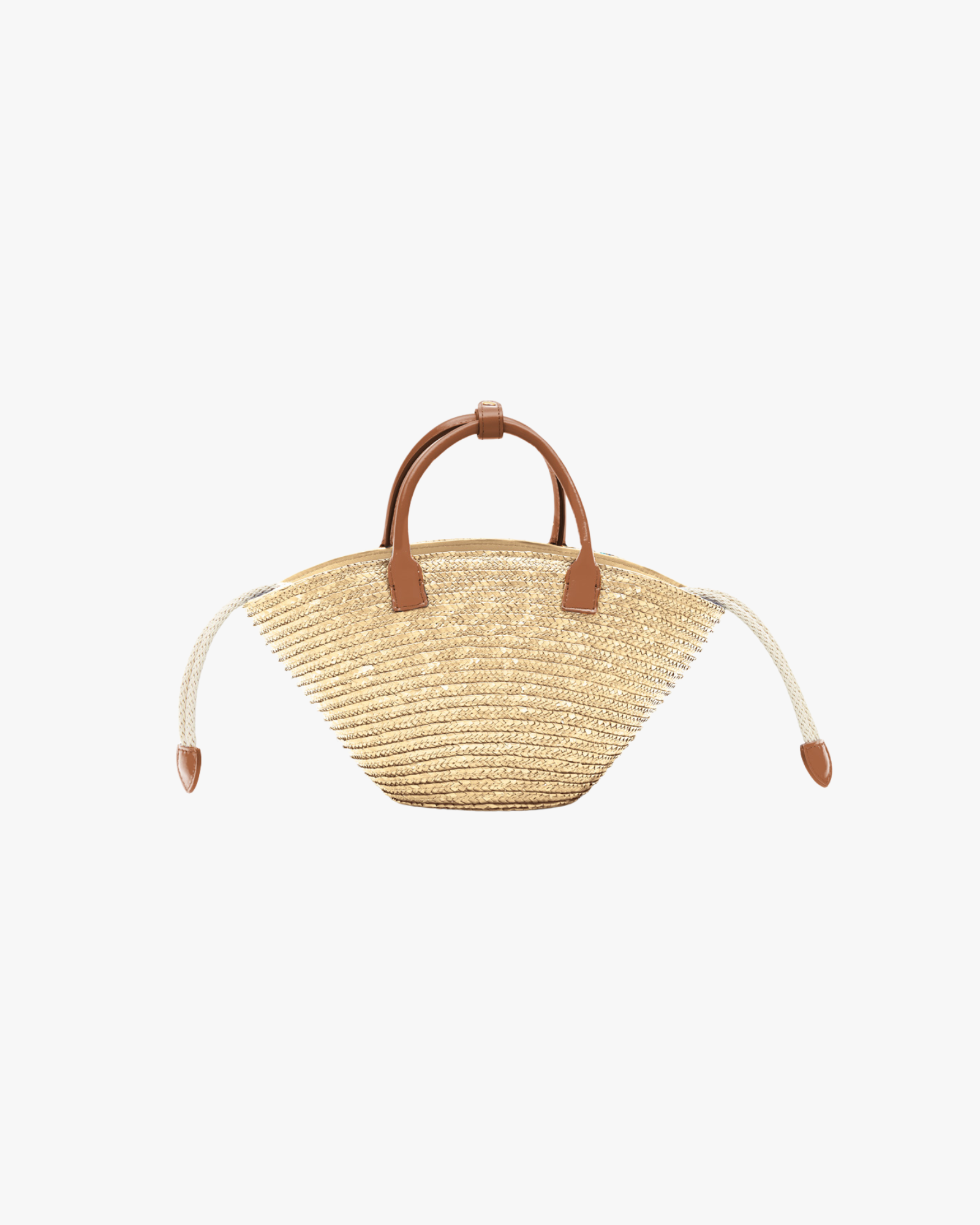 Le Mignon Panier Light Brown Handle Bag