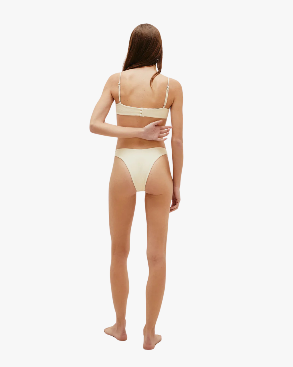 Ribbed Leila Bottom White Clay