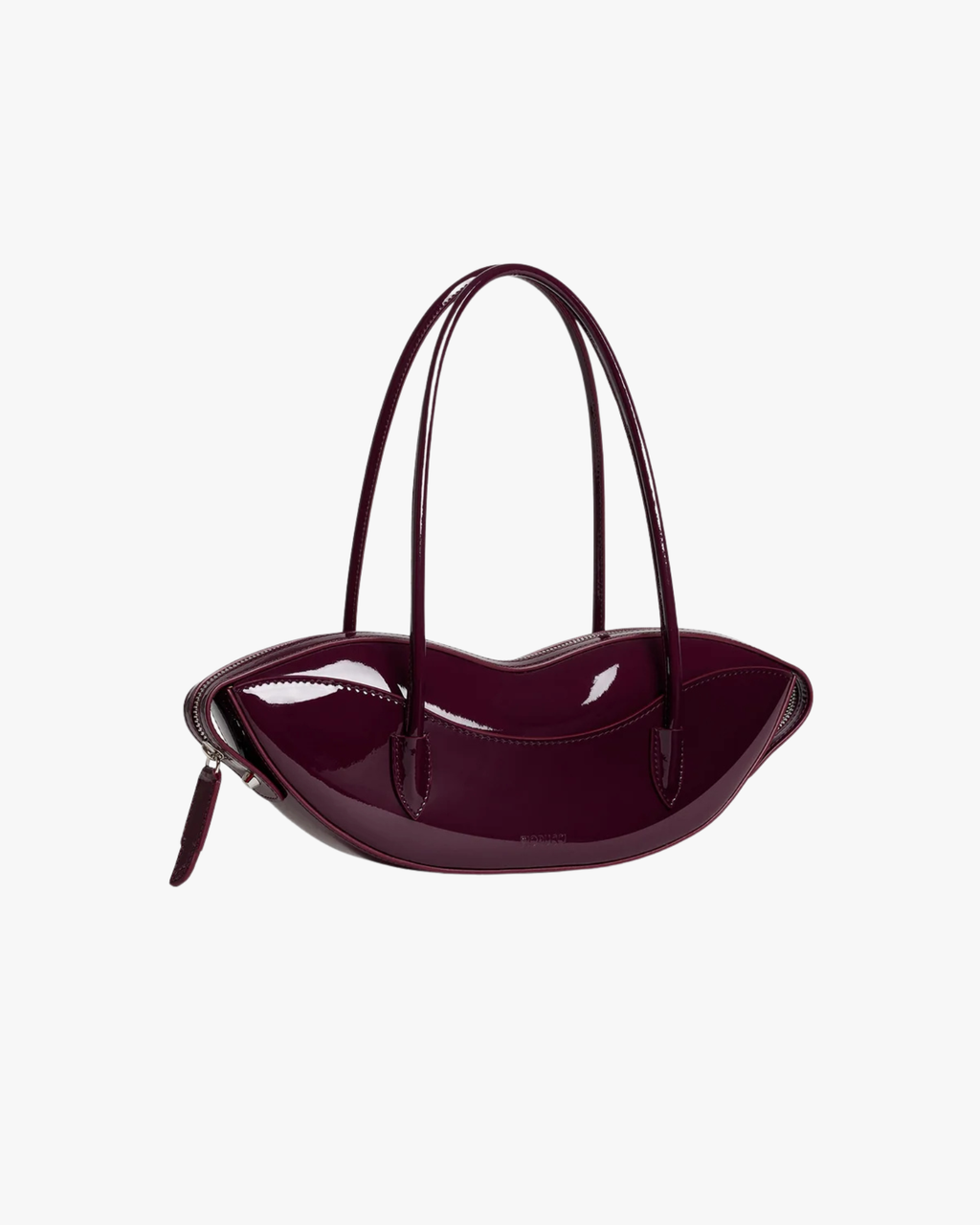 Bag Burgundy Vinyl Lips