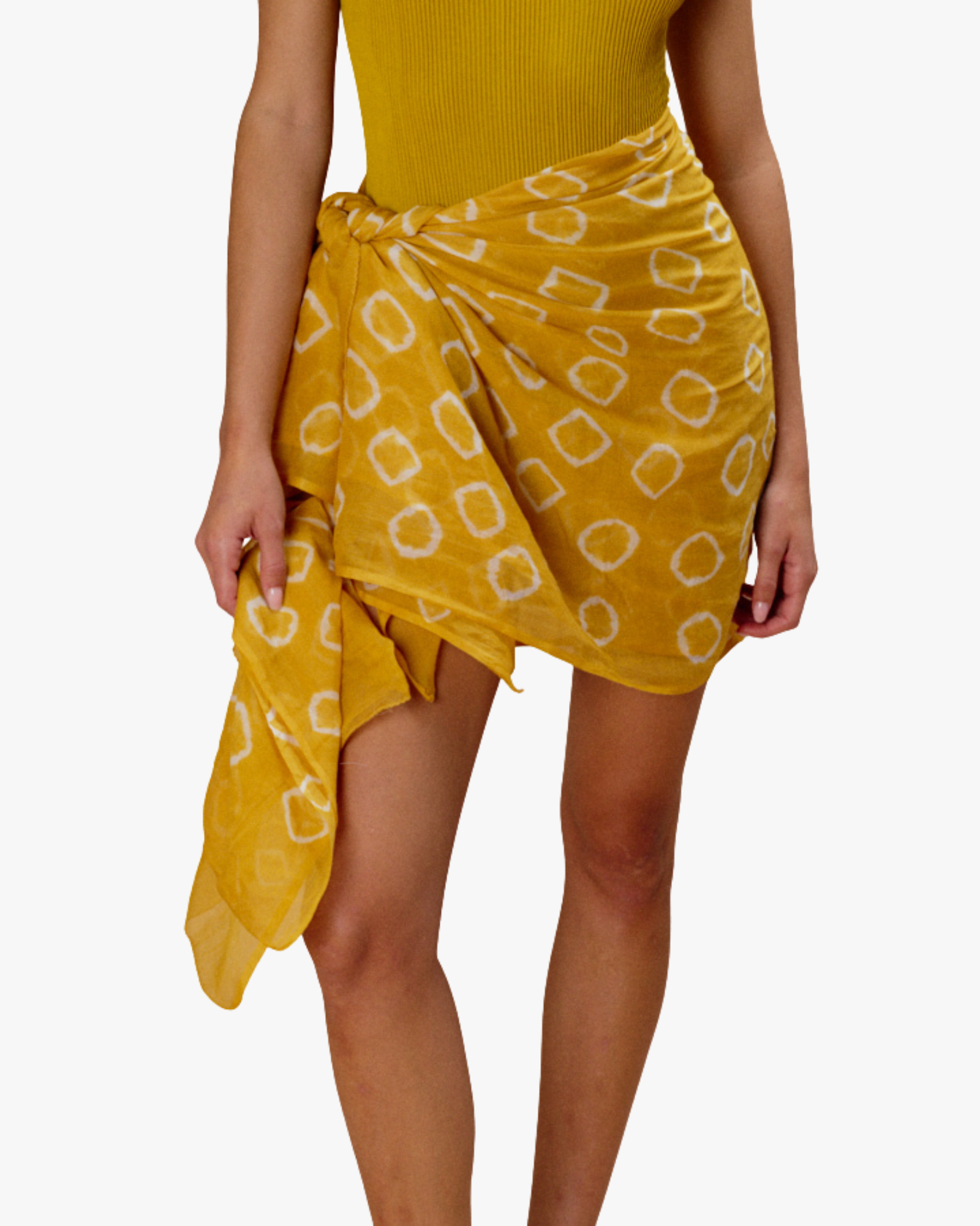 Arielle Sarong Skirt Golden Ochre