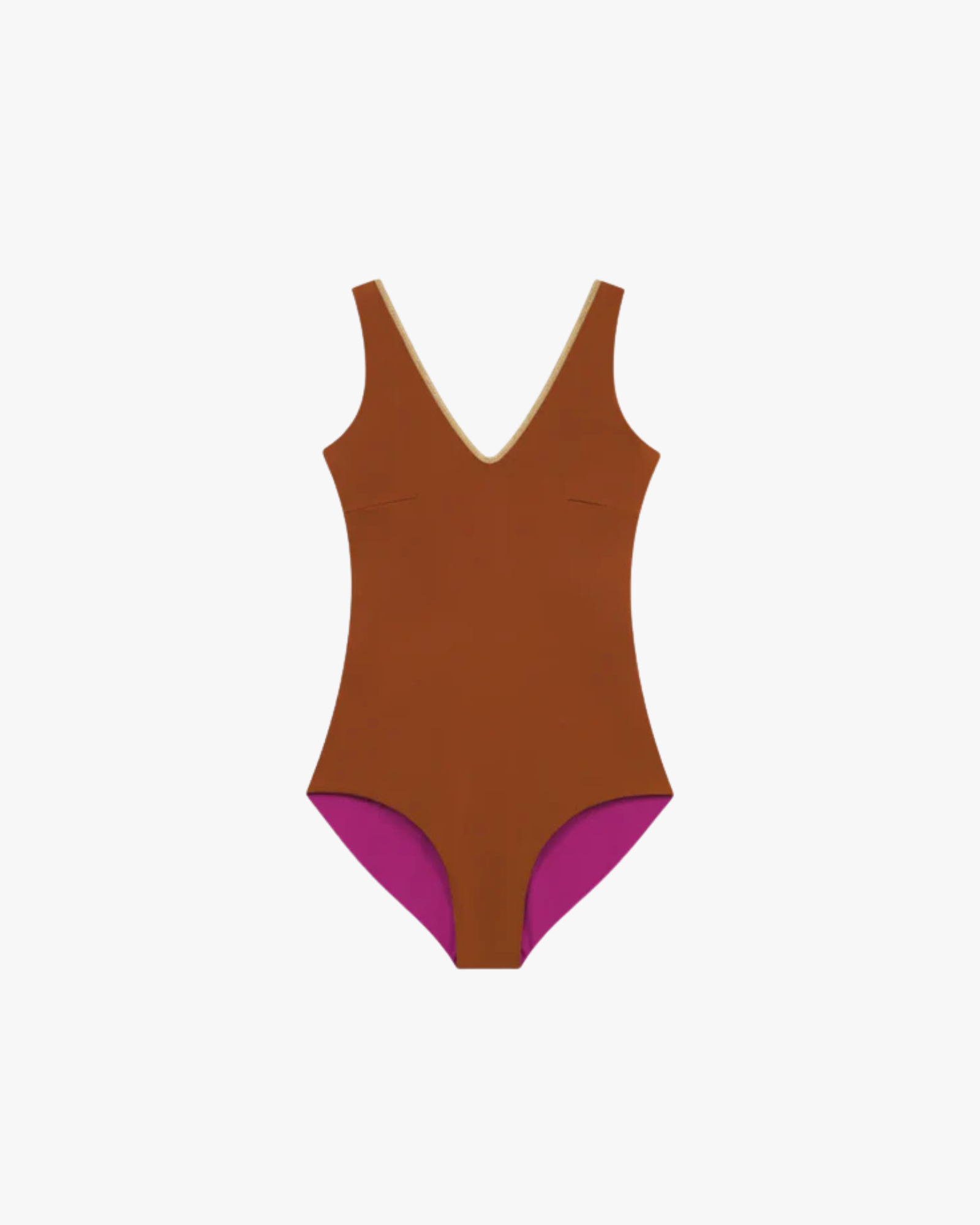 Purebody One Piece Swimsuit Reversible Maroon-Hortensia