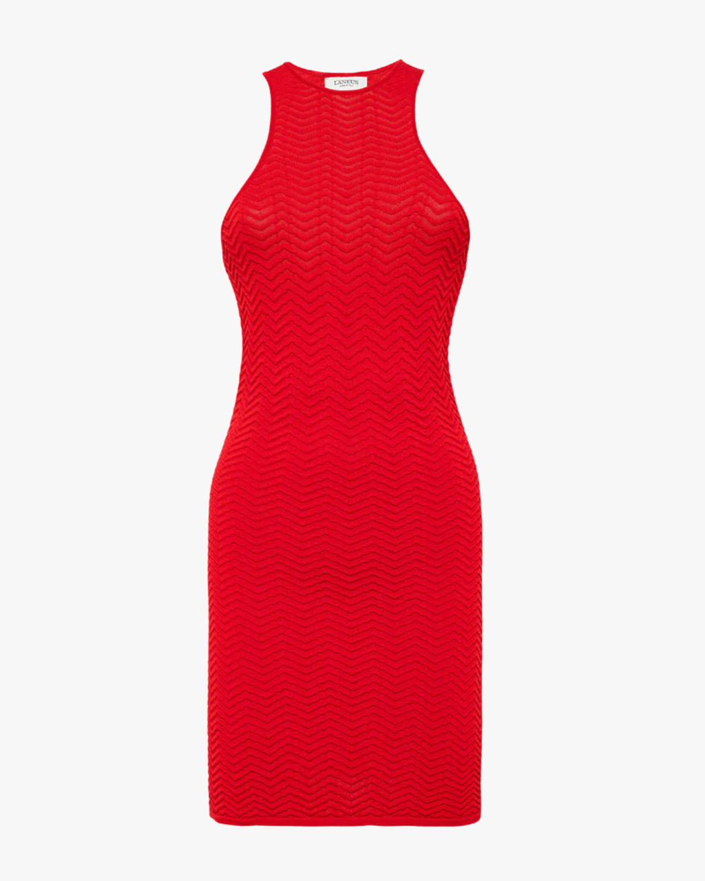 Knit Dress Woman Red
