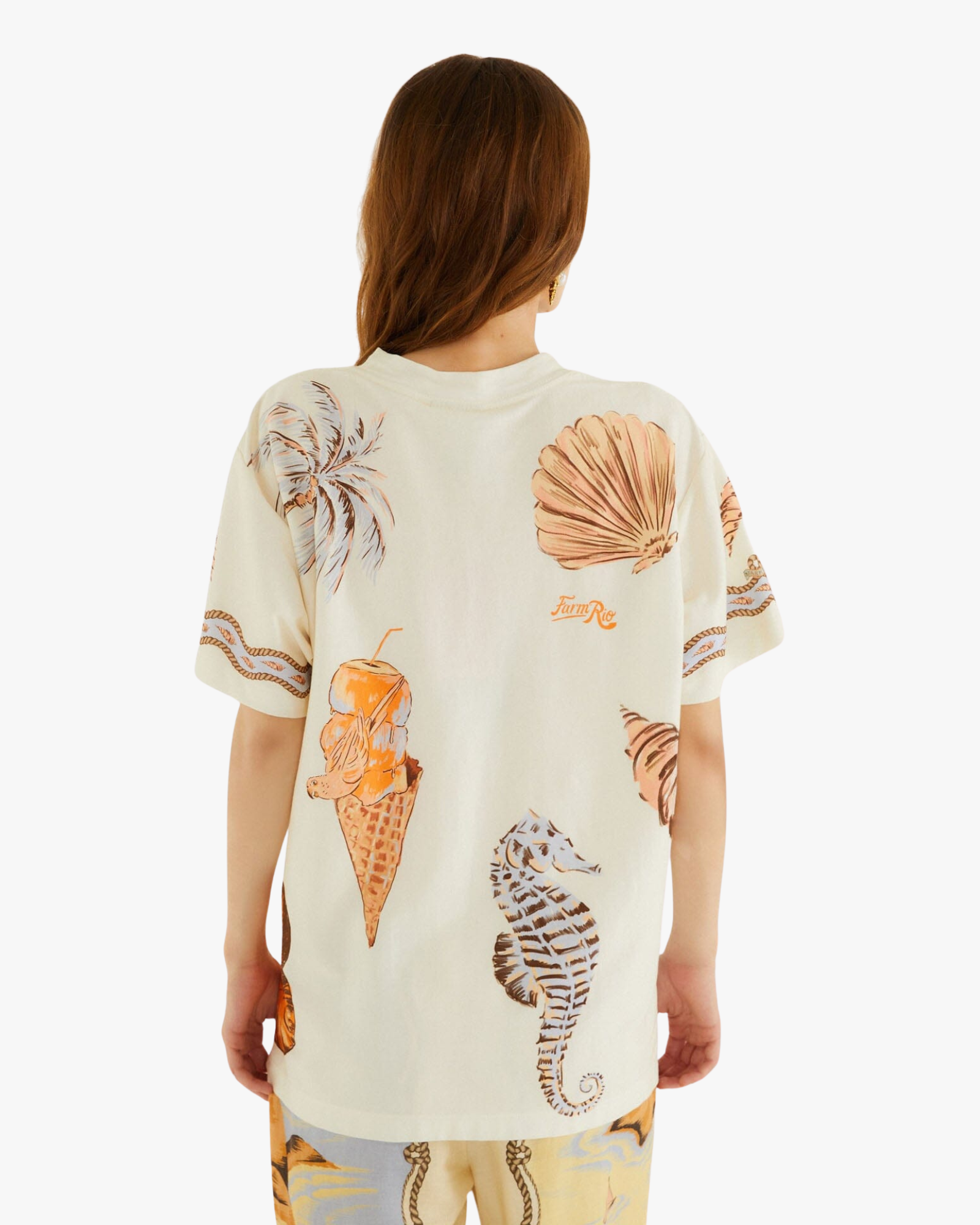 Relaxed T-Shirt Rio Souvenir Off-White