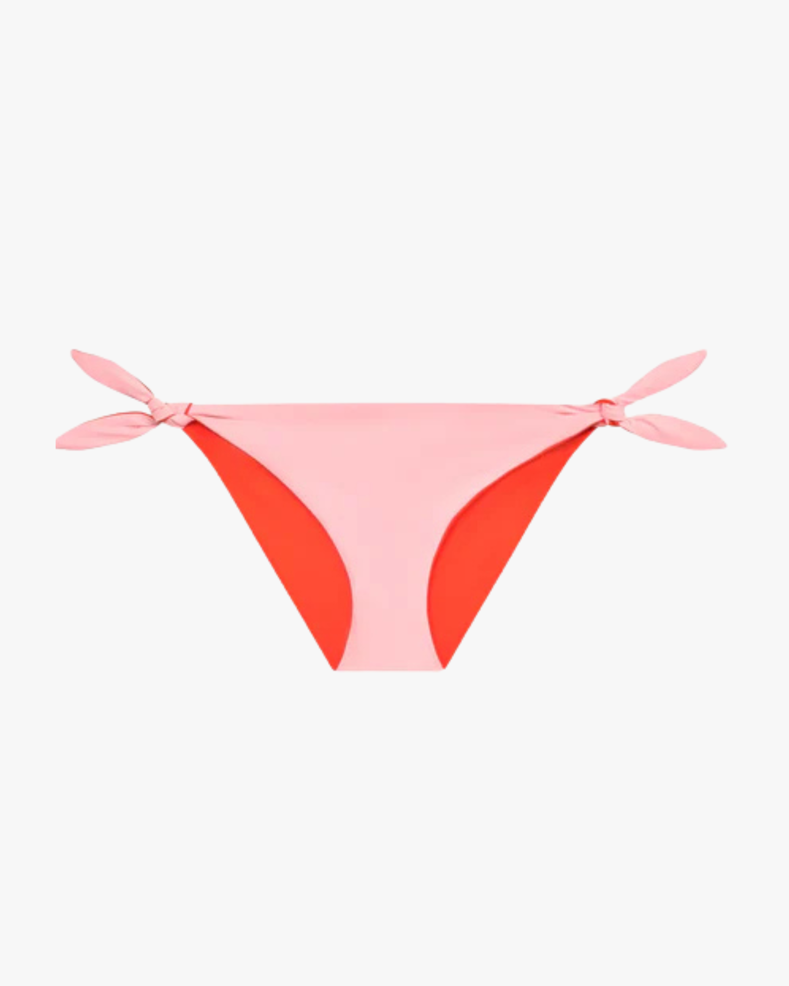 Holiday Bikini Bottoms With Ties Reversible Poppy-Macaron