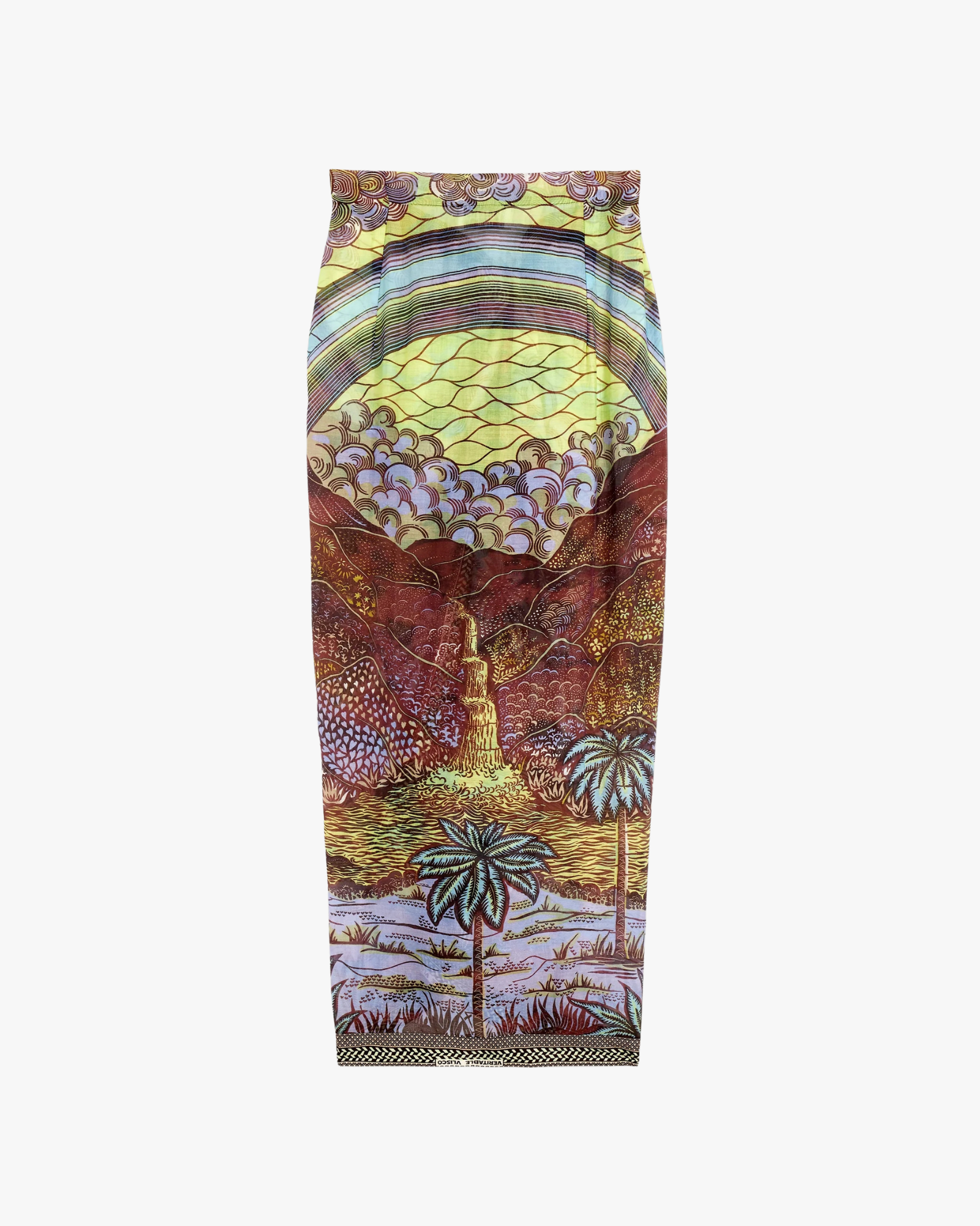 Skirt Rainbow Print Pareo