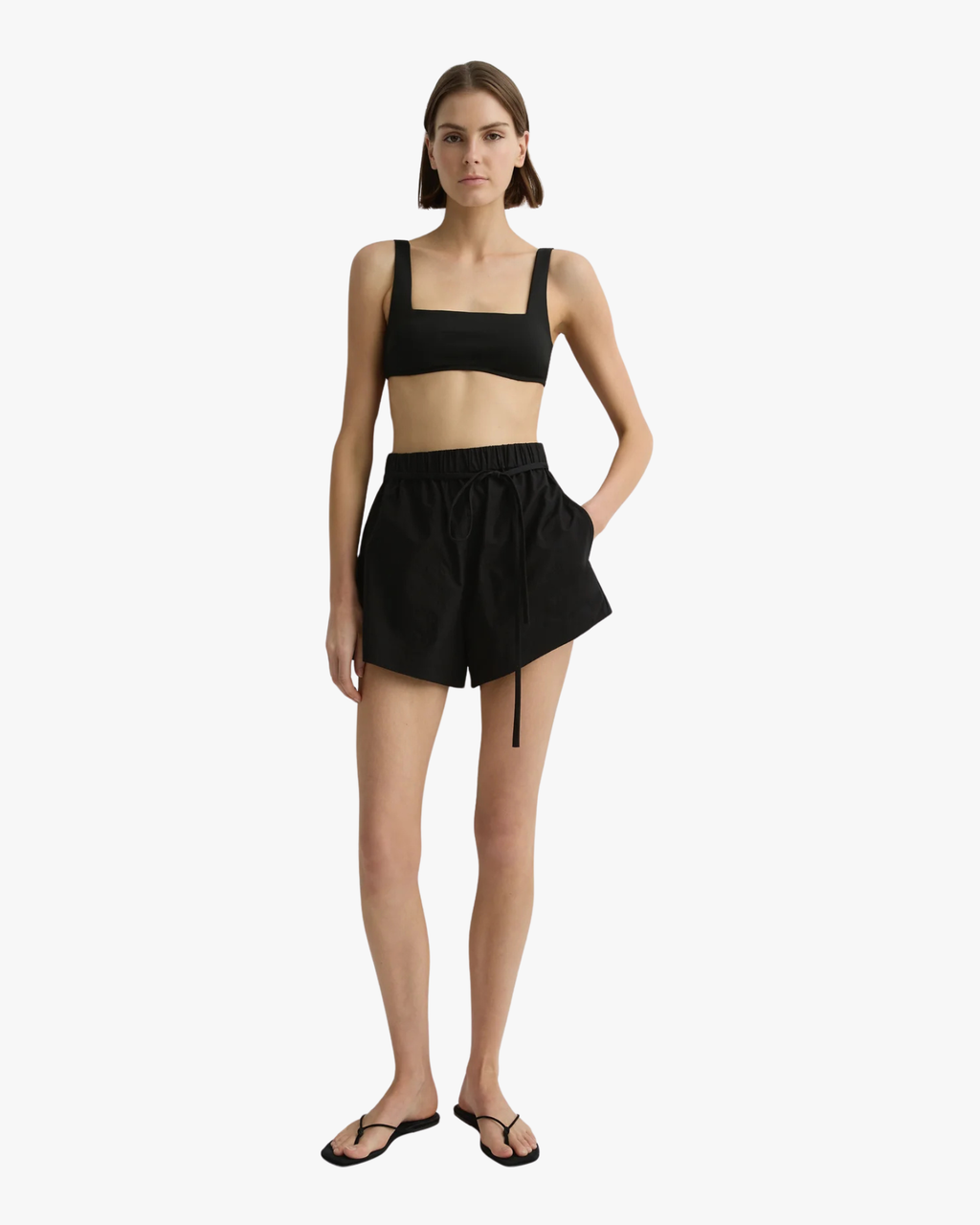 Kyoto Japanese Dry Cotton Shorts Black