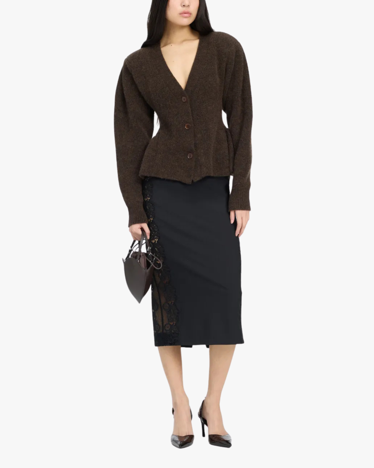 Peplum Cardigan Molé