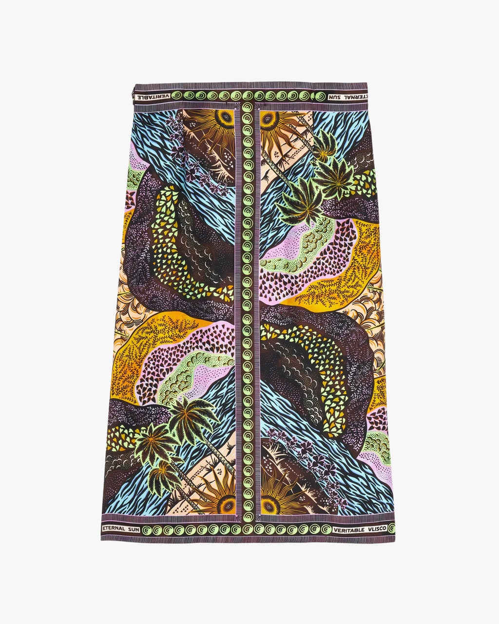 Scarf Skirt Eternal Sun Print