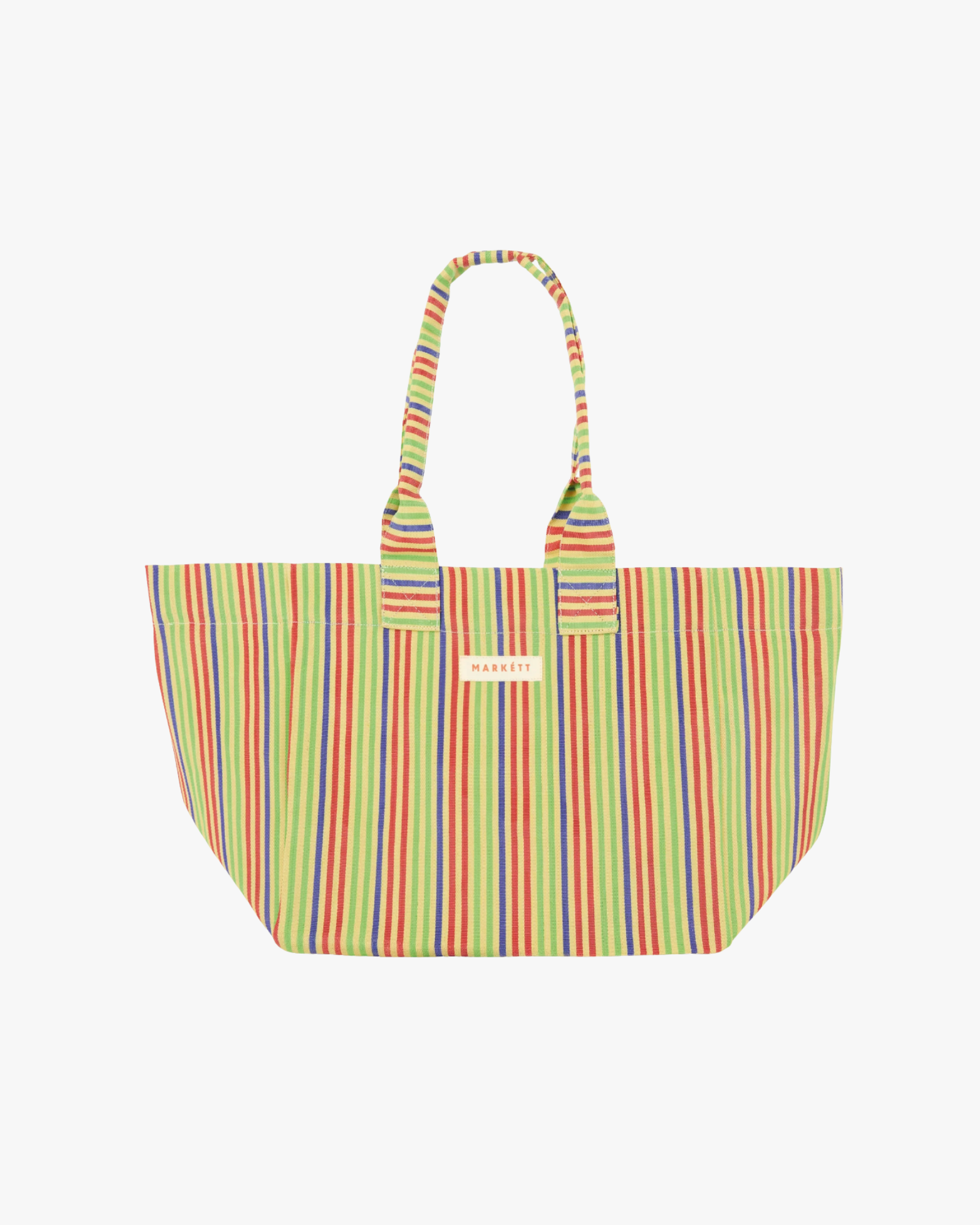 Xl Tote Shoulder Bag Retro Stripe