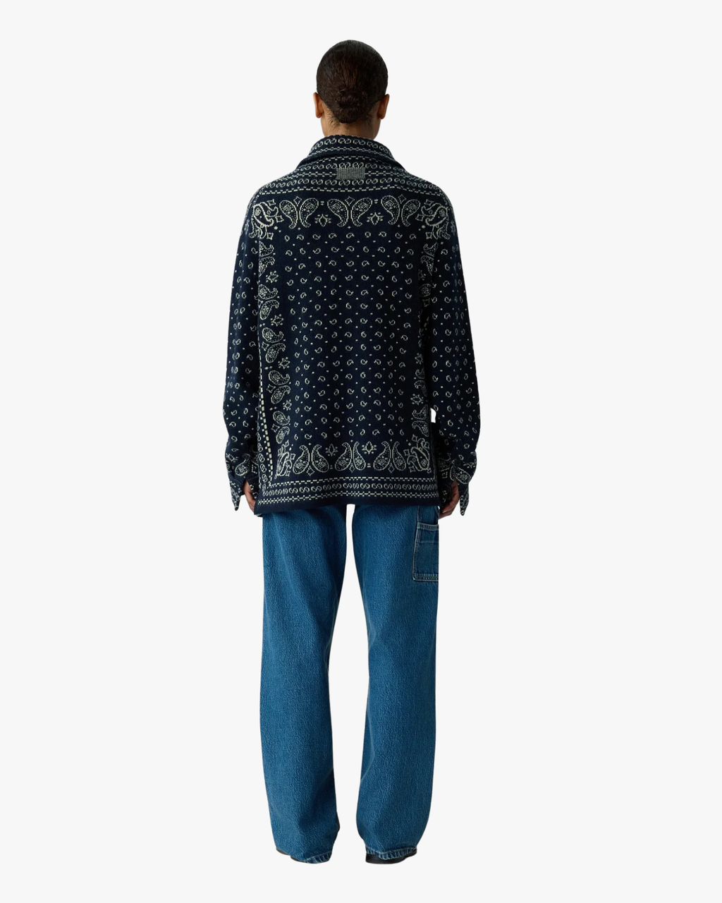 Cashmere Work Shirt Wild Rag Midnight