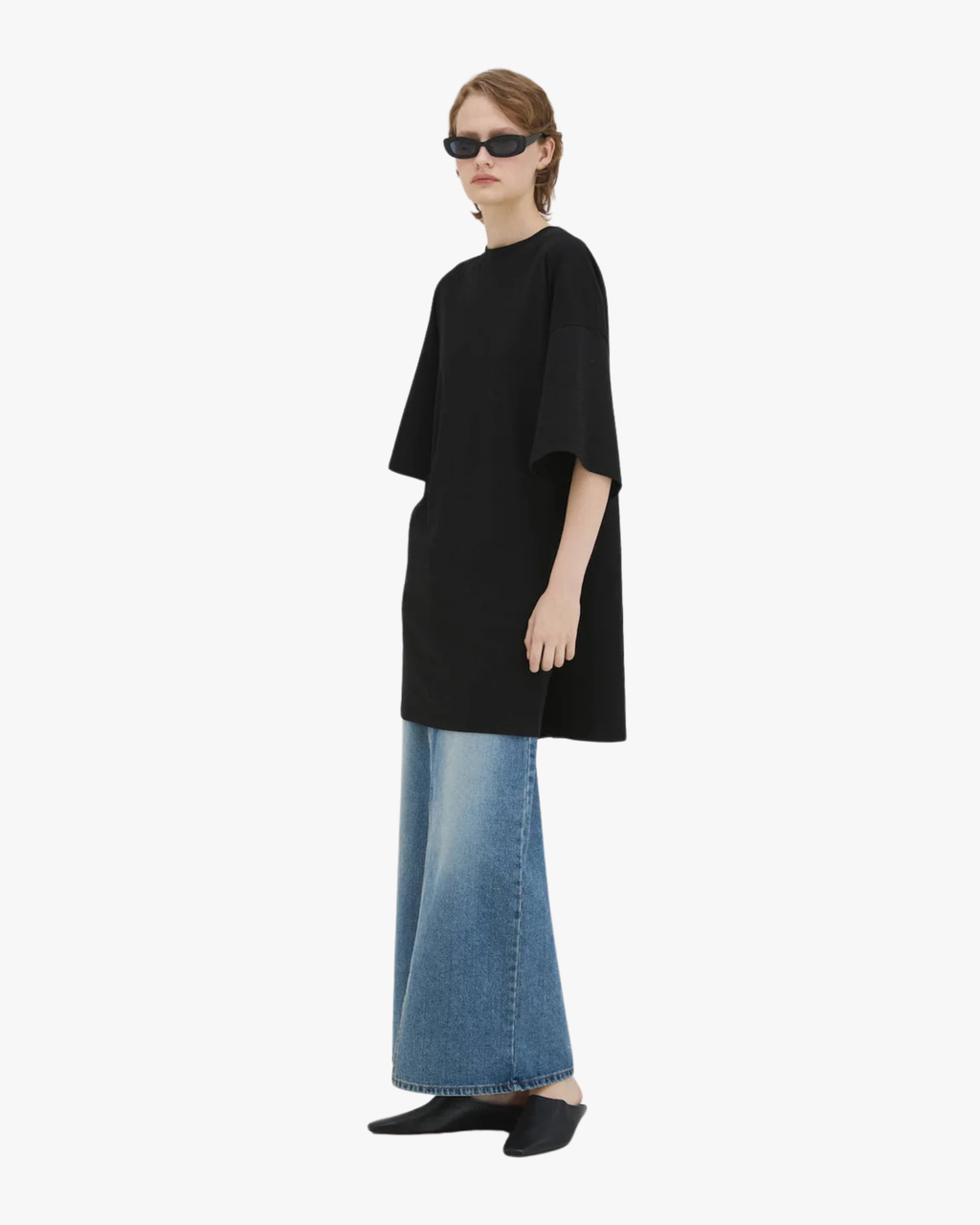 Tee Dress Coated Black