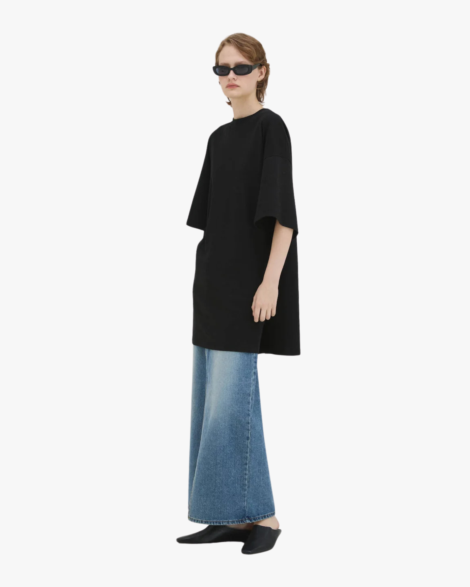 Tee Dress Coated Black