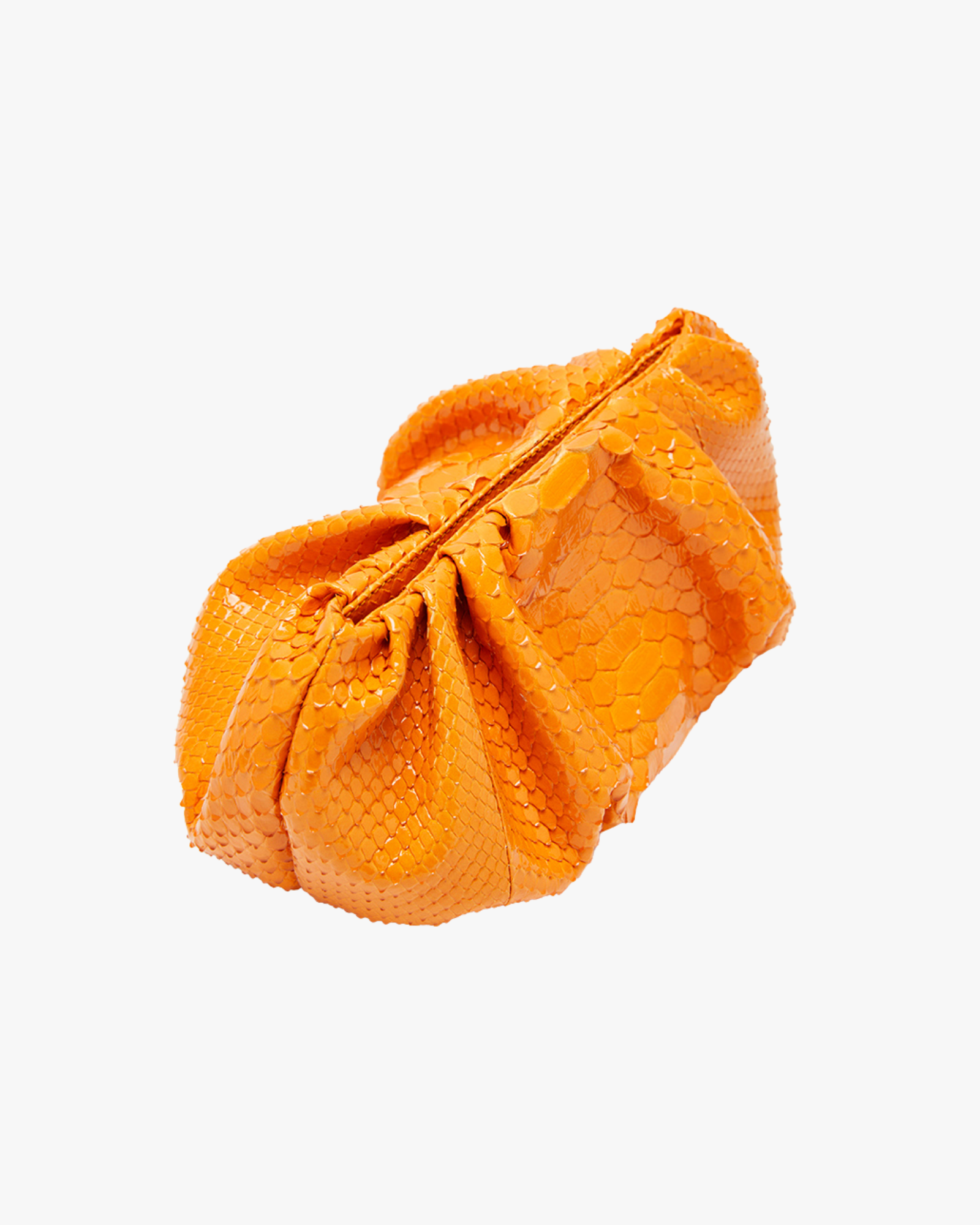 Pillow Mini Shiny Mandarin Clutch
