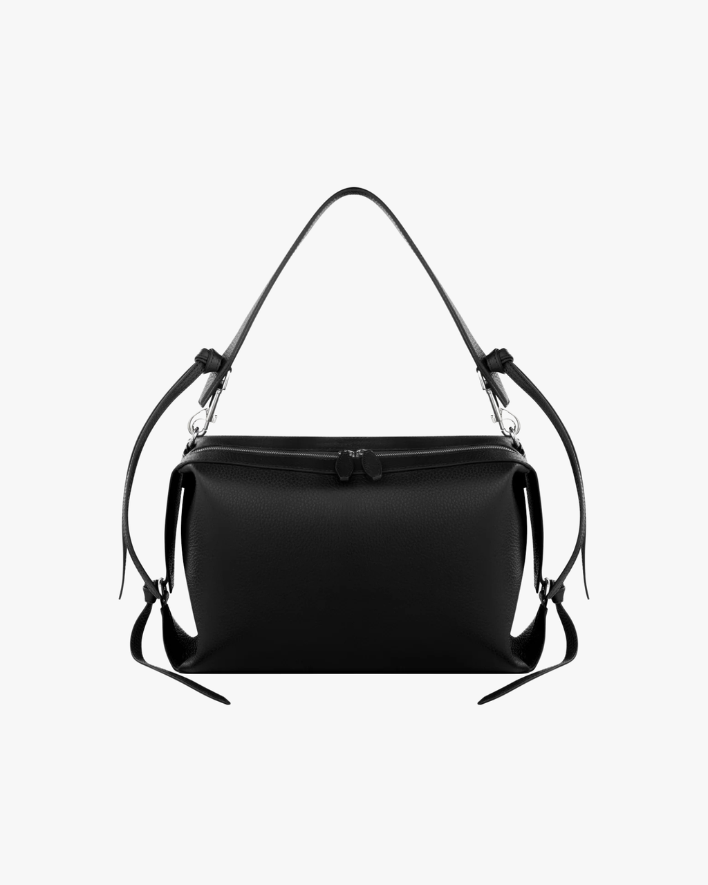 Zip Shoulder Bag Bento Black