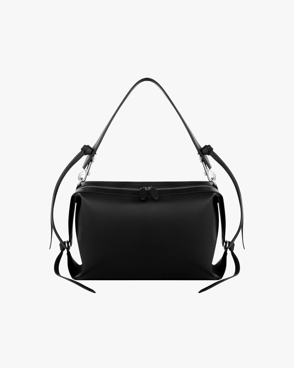 Zip Shoulder Bag Bento Black