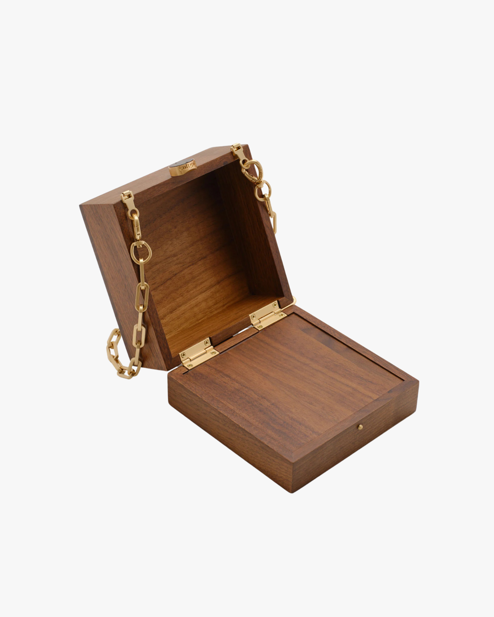 Tic Tac Toe Walnut Clutch