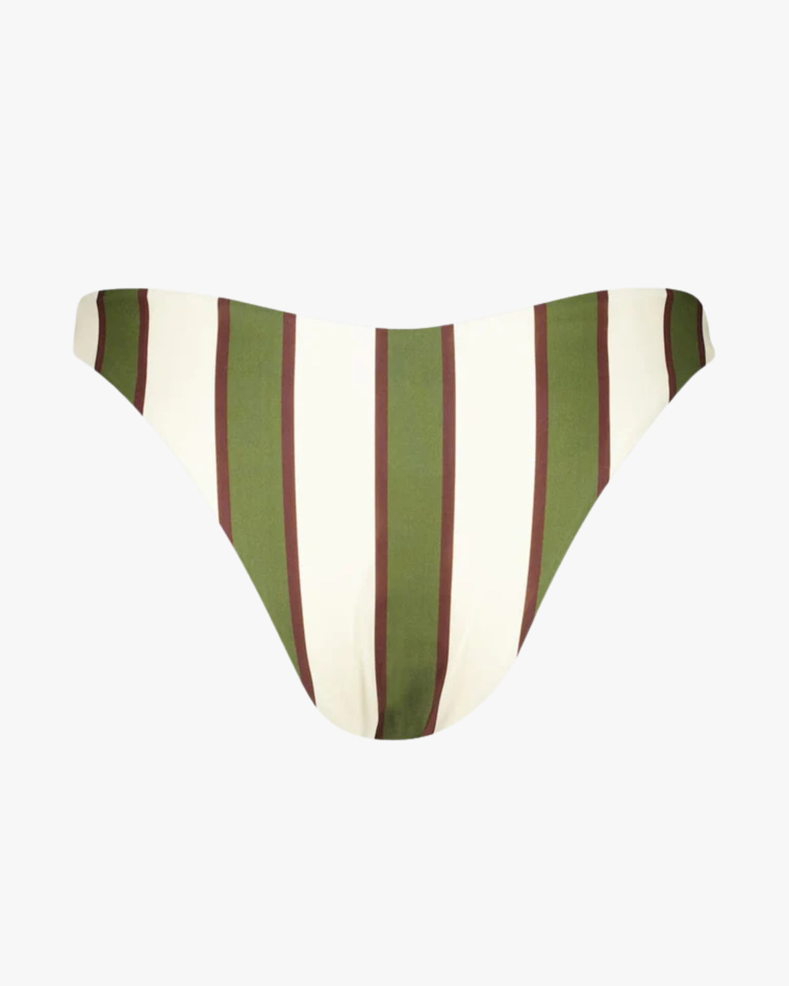 Bikini Bottom Leila Olive Stripes