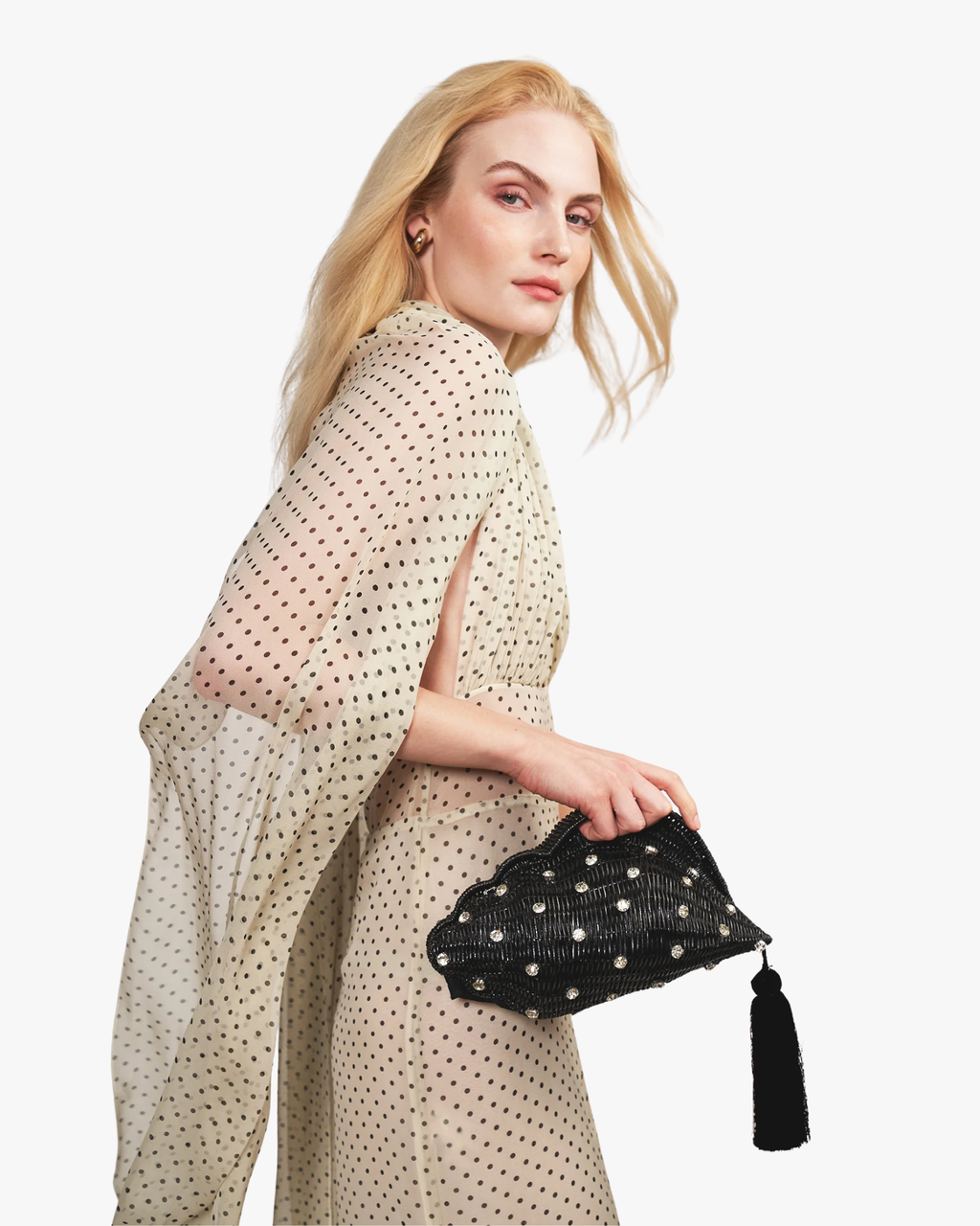 Shellona Black Pouch