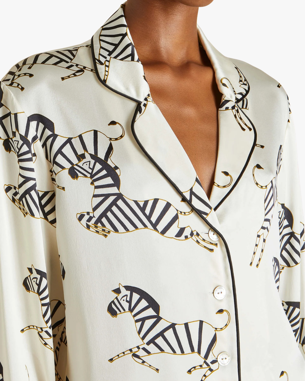 Lila Pyjamas Set Zebedee Ivory